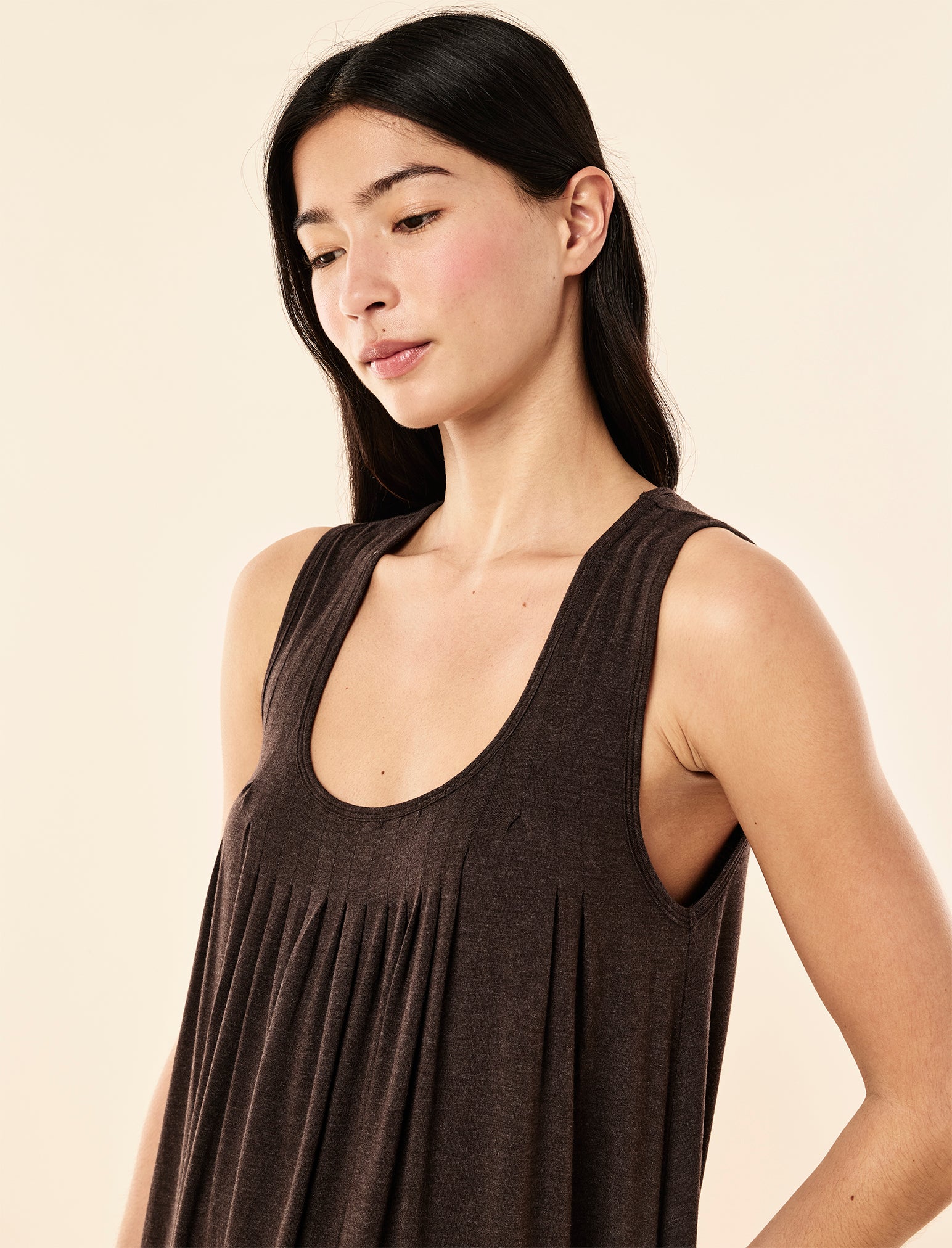 Kate Modal Soft Pleat Front Nightgown