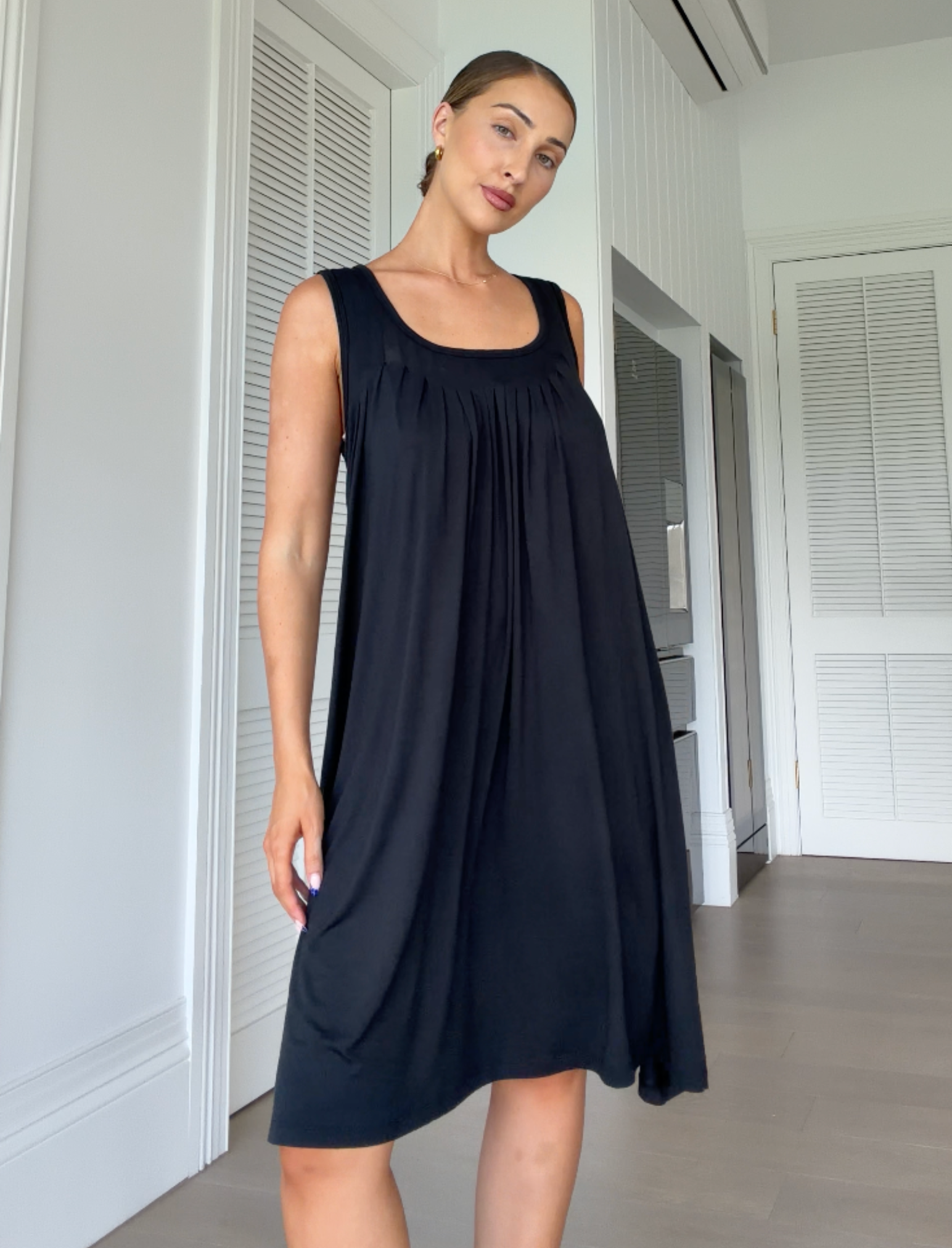 Kate Modal Soft Pleat Front Nightgown