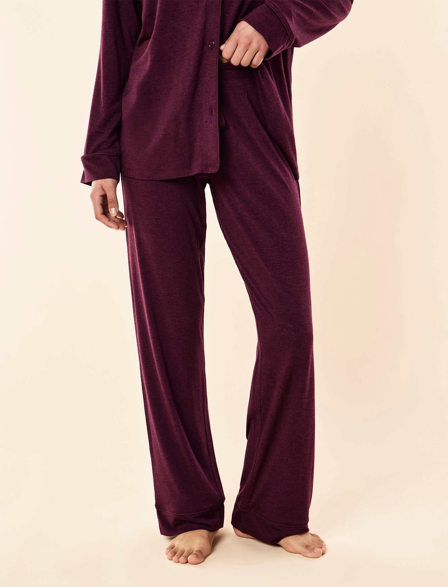 Kate Modal Soft Full Length PJ Set