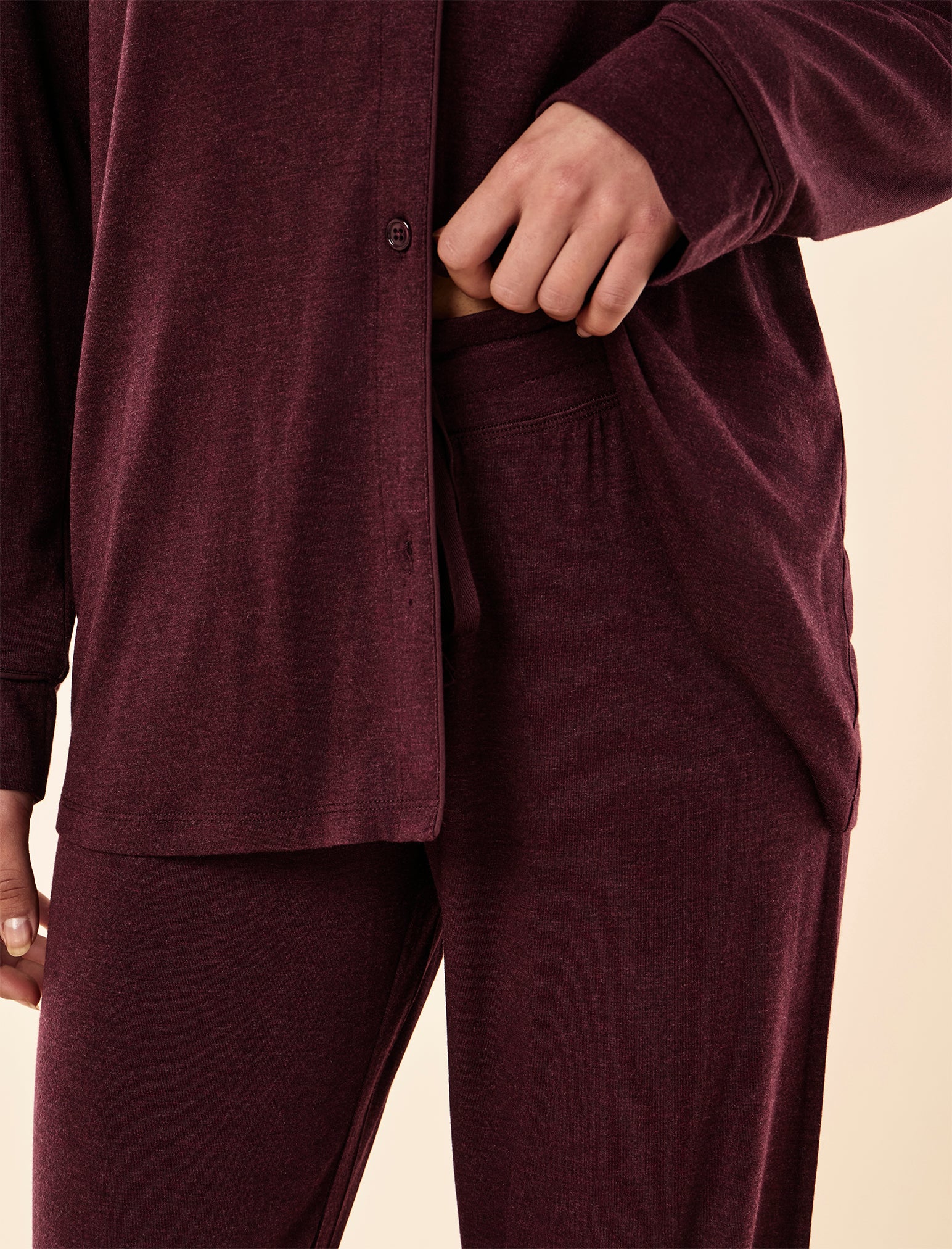 Kate Modal Soft Full Length PJ Set
