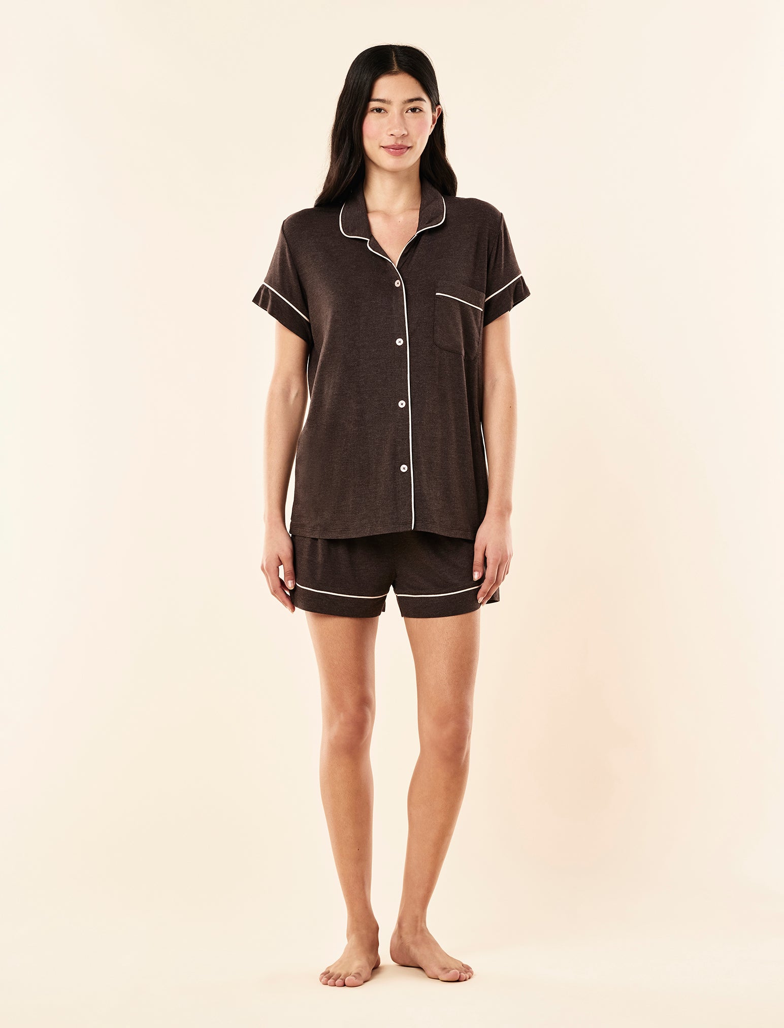 Kate Modal Soft Boxer PJ Set