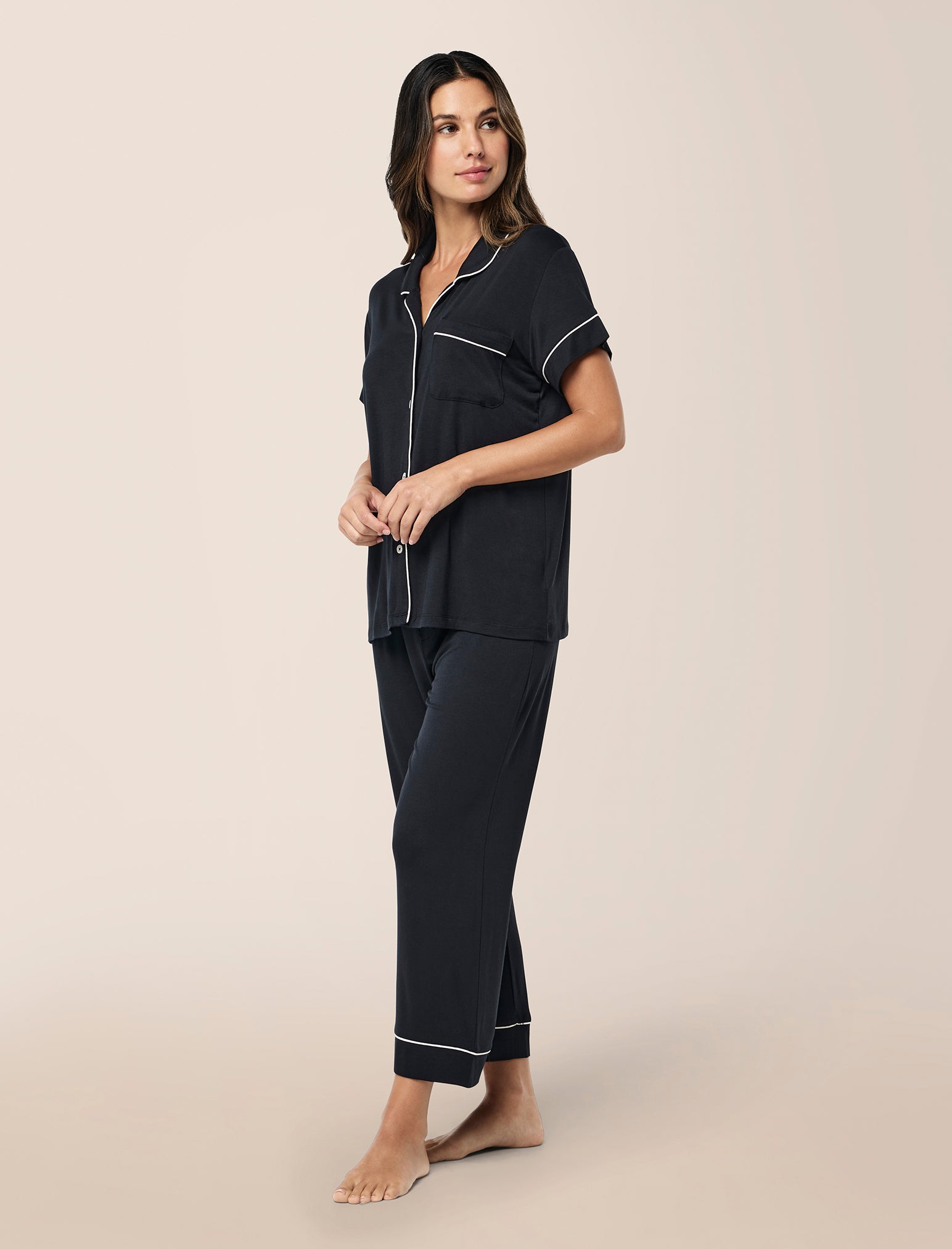 Kate Modal Soft Crop PJ Set