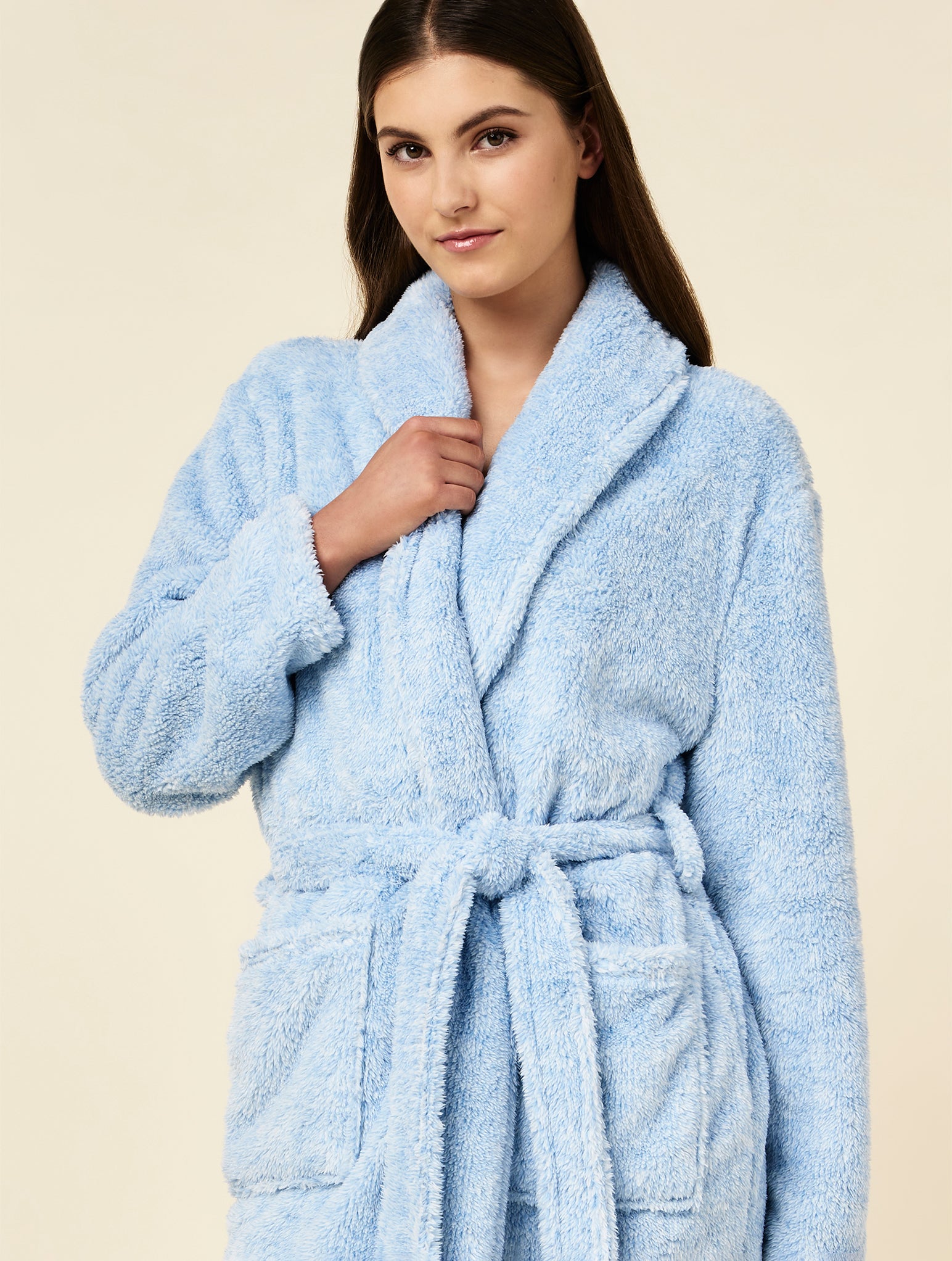 Cozy Plush Mid-Length Robe