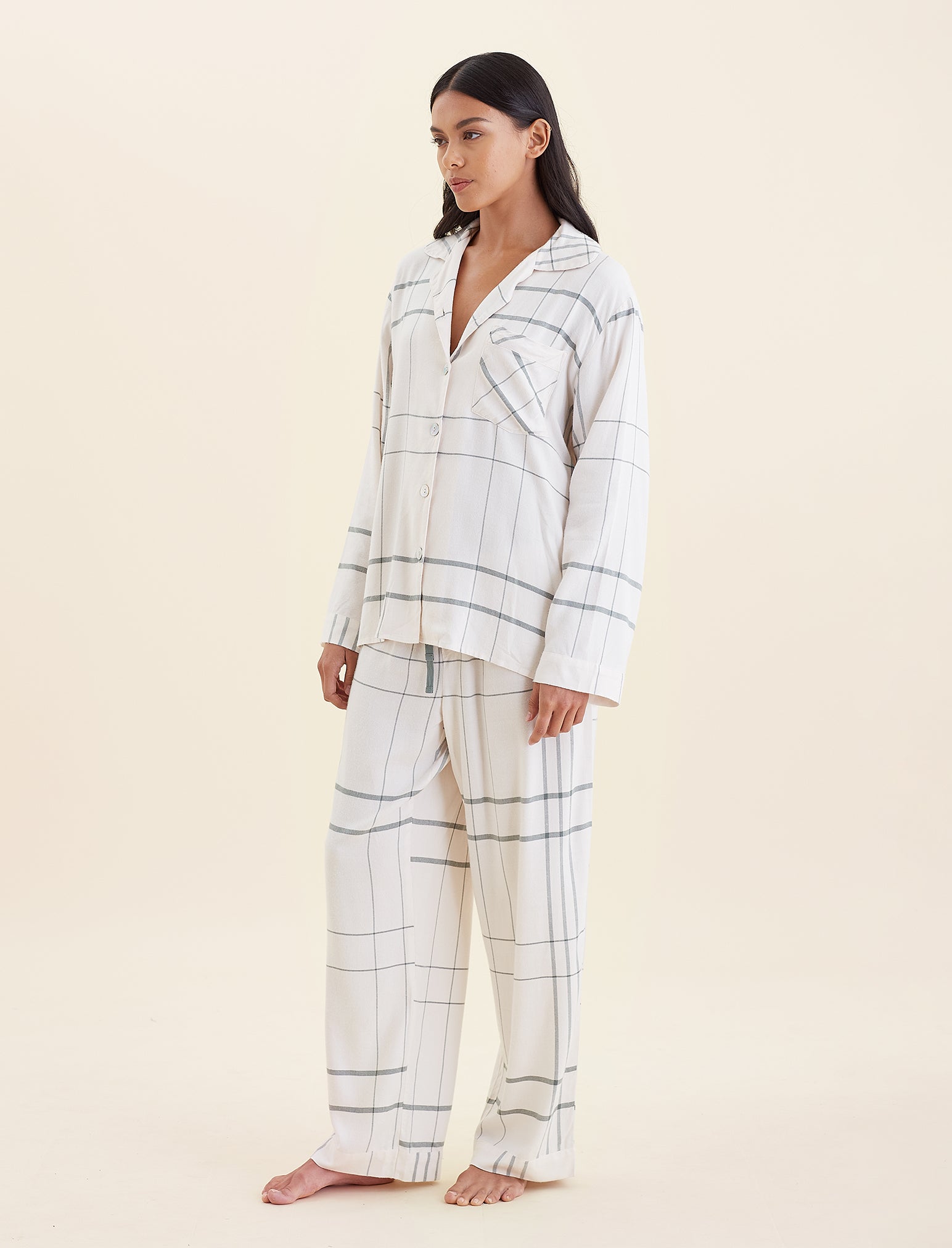 Comfy Plaid PJ Set