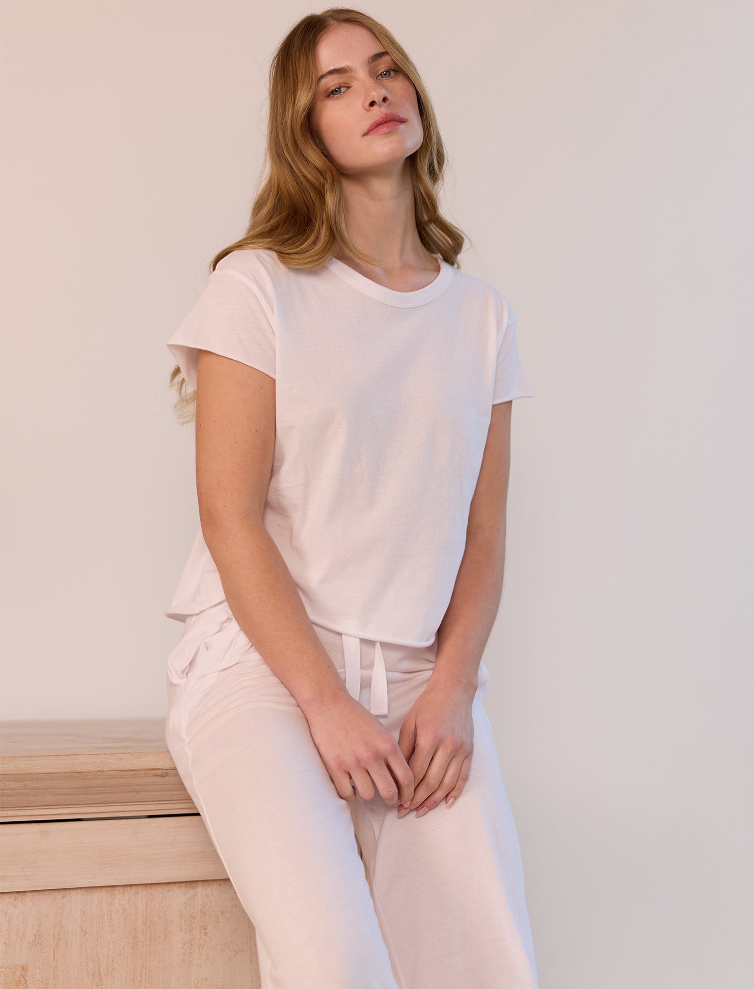 Jada Organic Cotton Knit Boxy Tee
