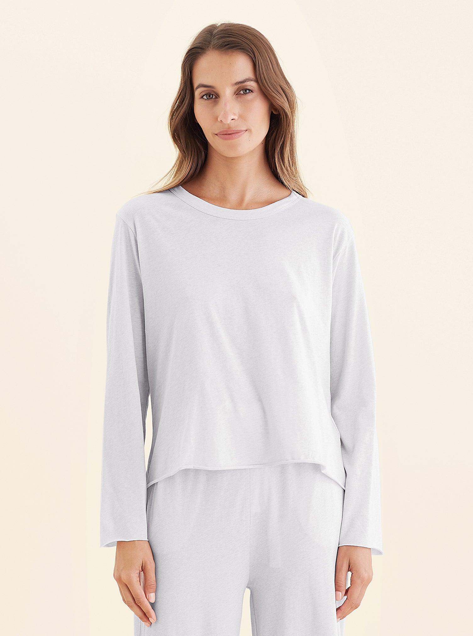 Jada Organic Cotton Boxy Long Sleeve Tee