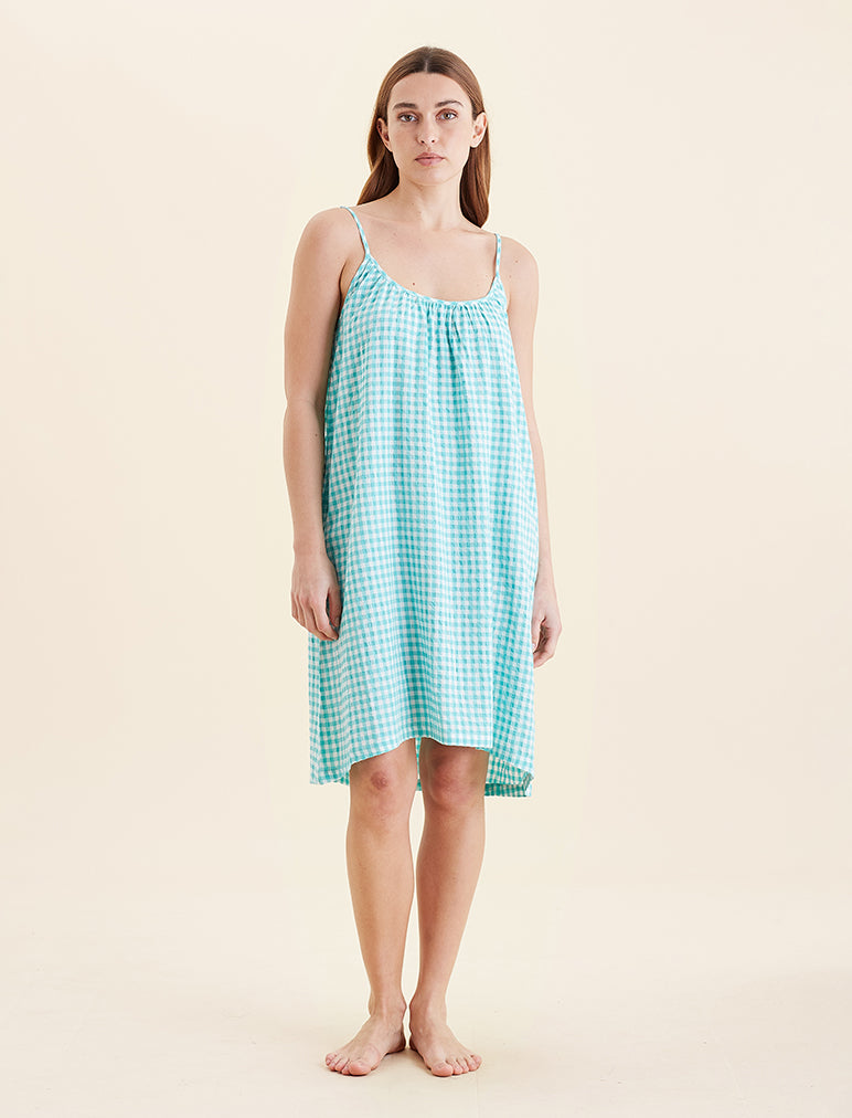 Seersucker Strappy Nightie