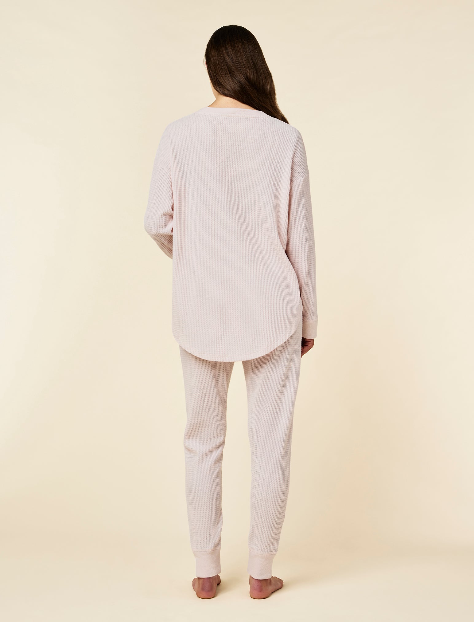 Super Soft Waffle Relaxed Top and Jogger Set