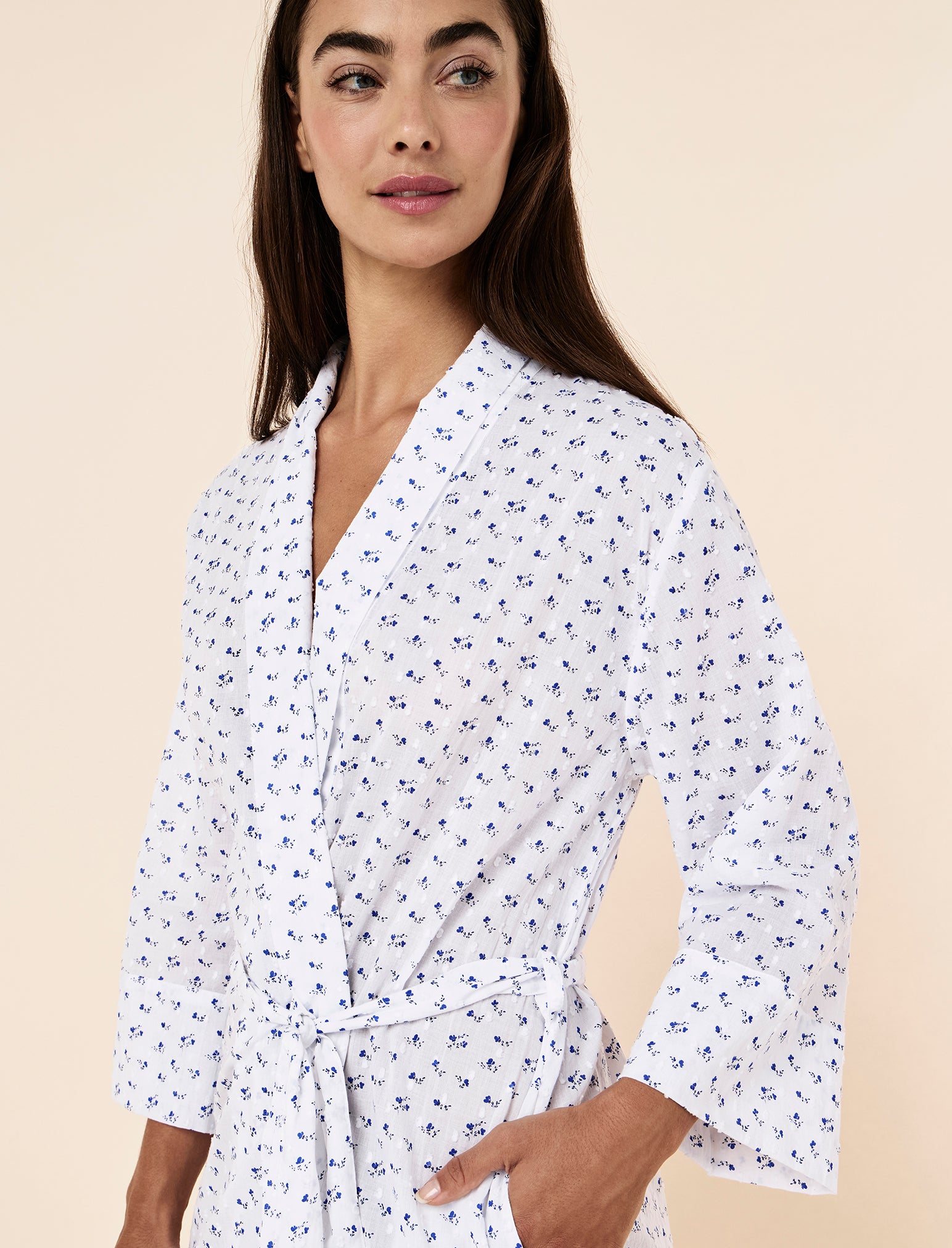 Swiss Dot Maxi Robe