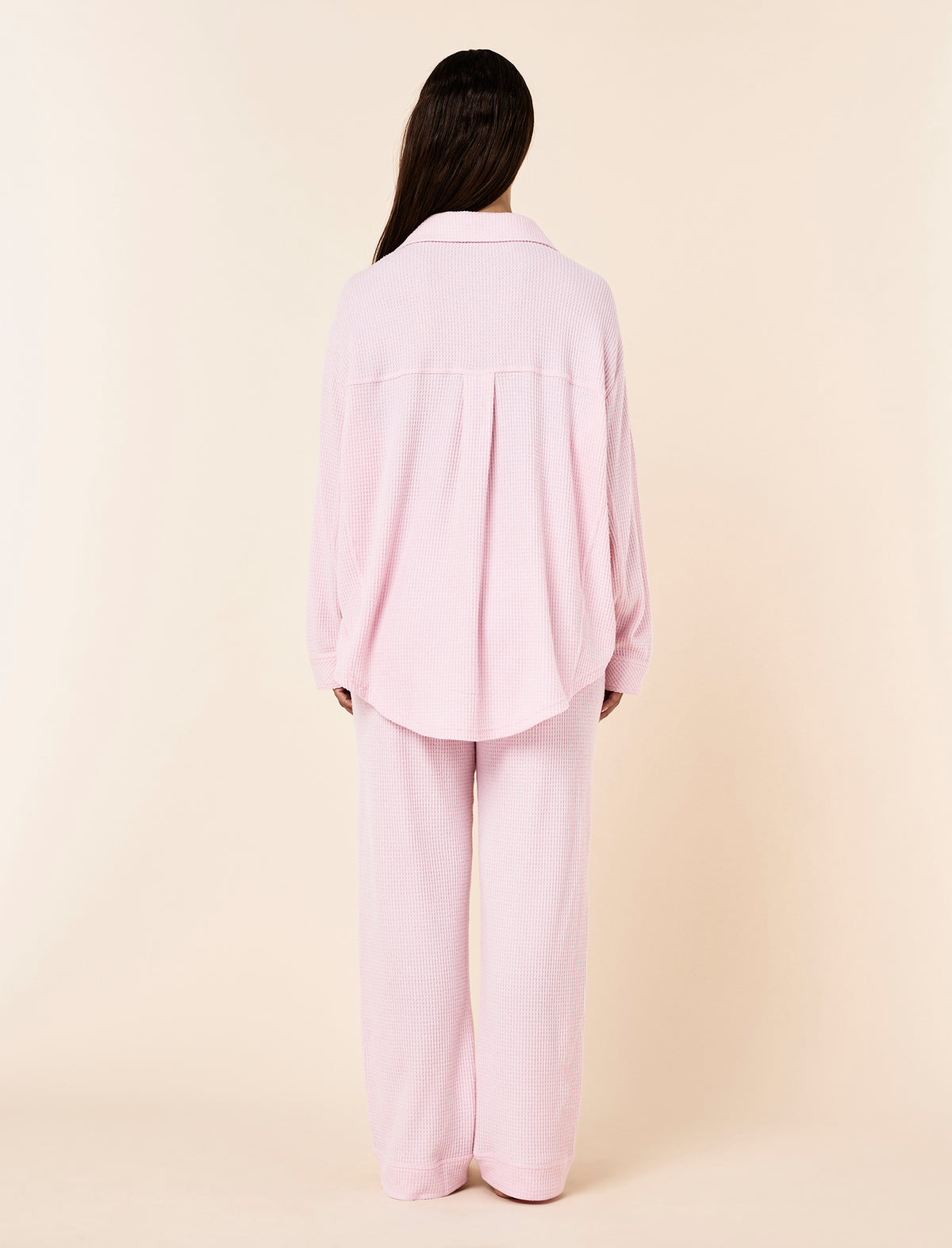 Super Soft Waffle Full Length PJ Set