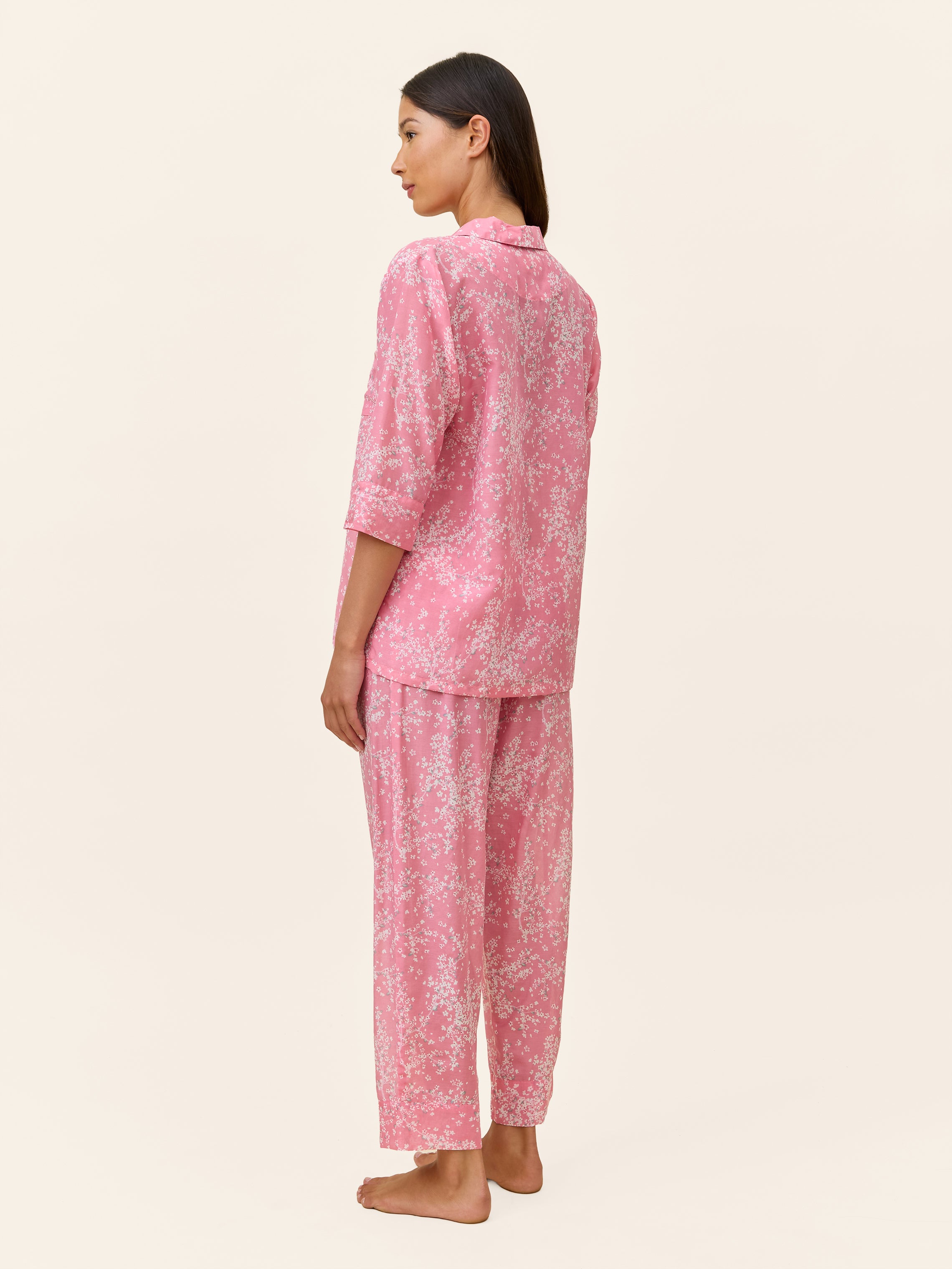 Cheri Blossom Crop PJ Set