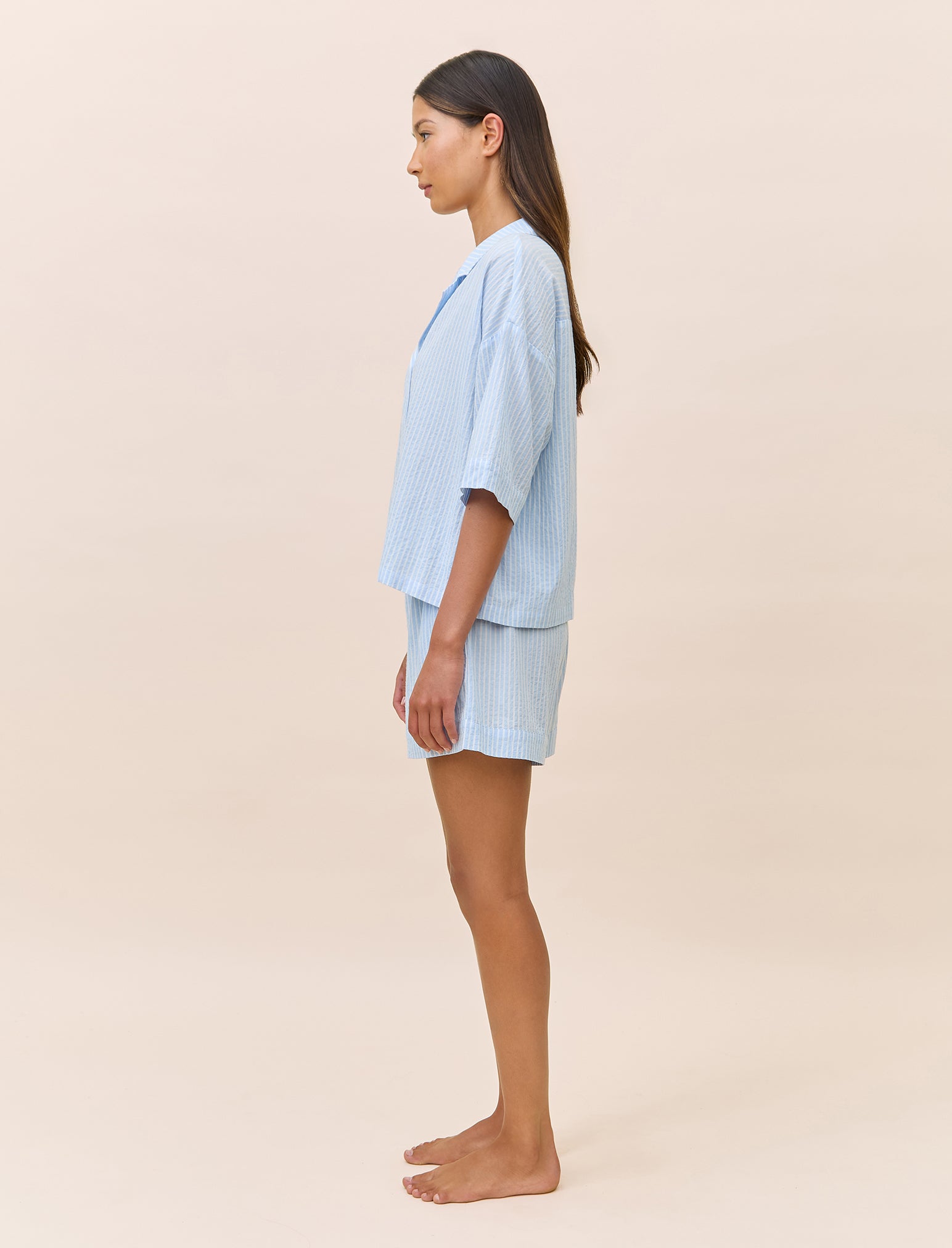 Sabrina Stripe Boxer PJ Set