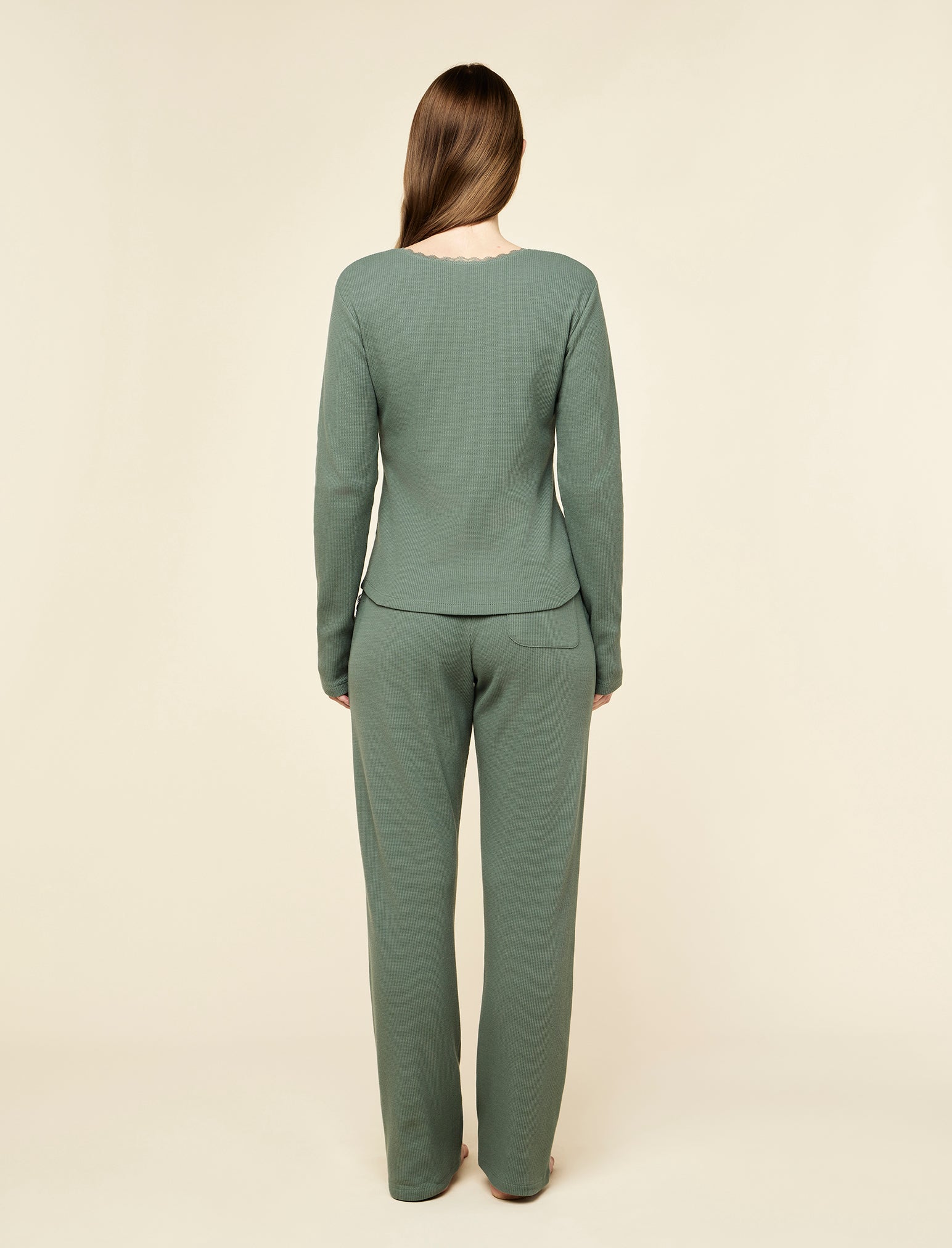 Claire Soft Cotton Waffle PJ Set