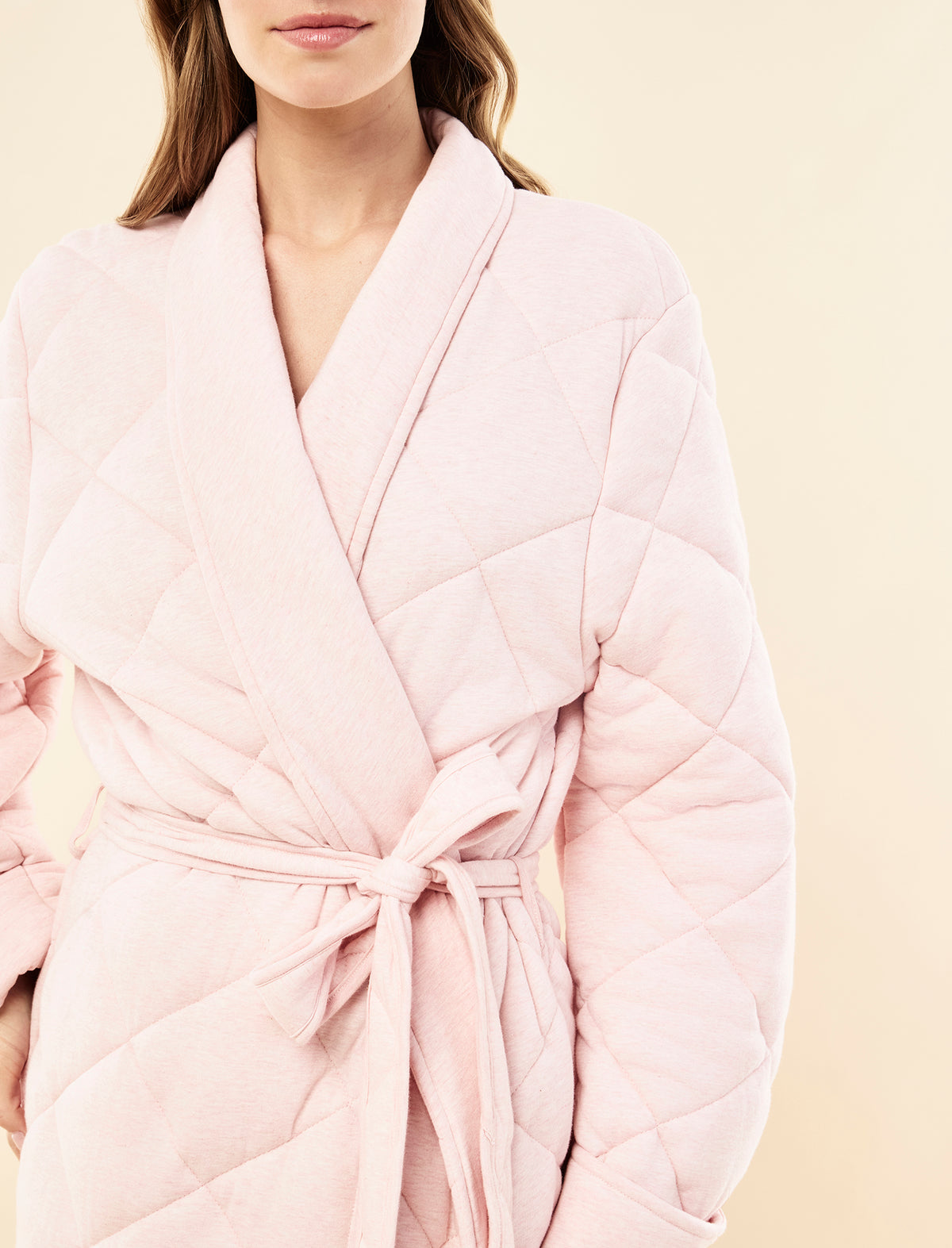 Quilted Cotton Maxi Robe