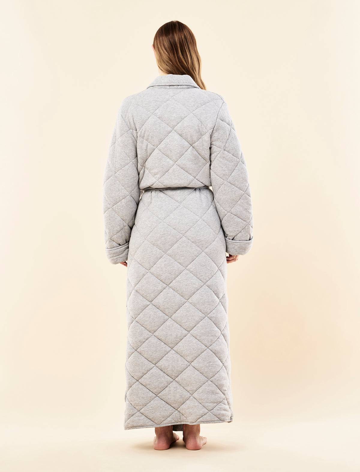 Quilted Cotton Maxi Robe