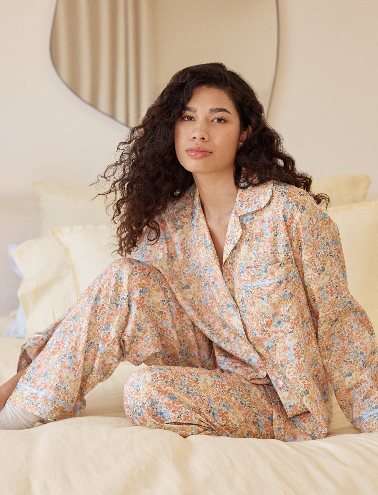 Carly Floral Full Length PJ Set