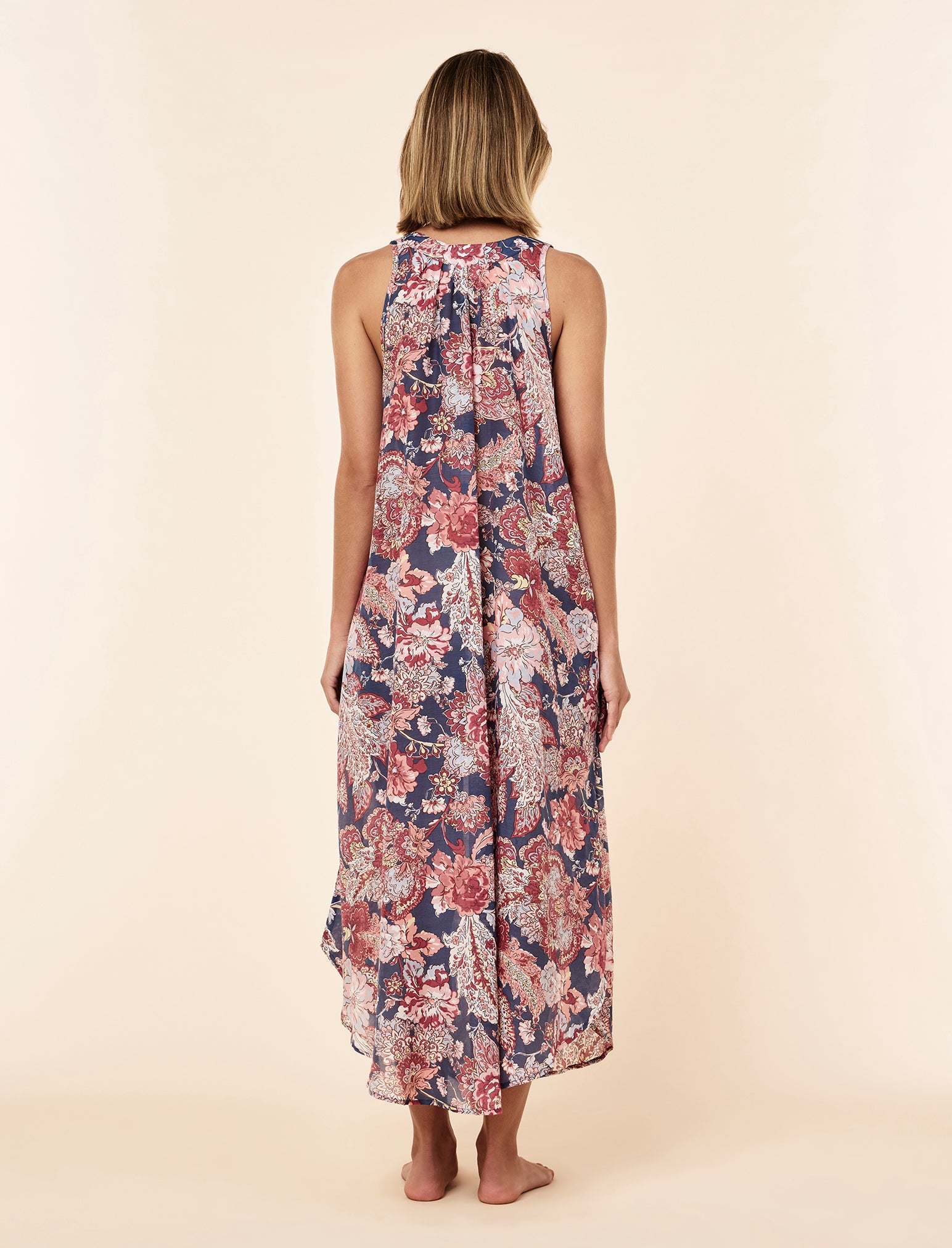 Ella Panel Front Maxi Nightgown