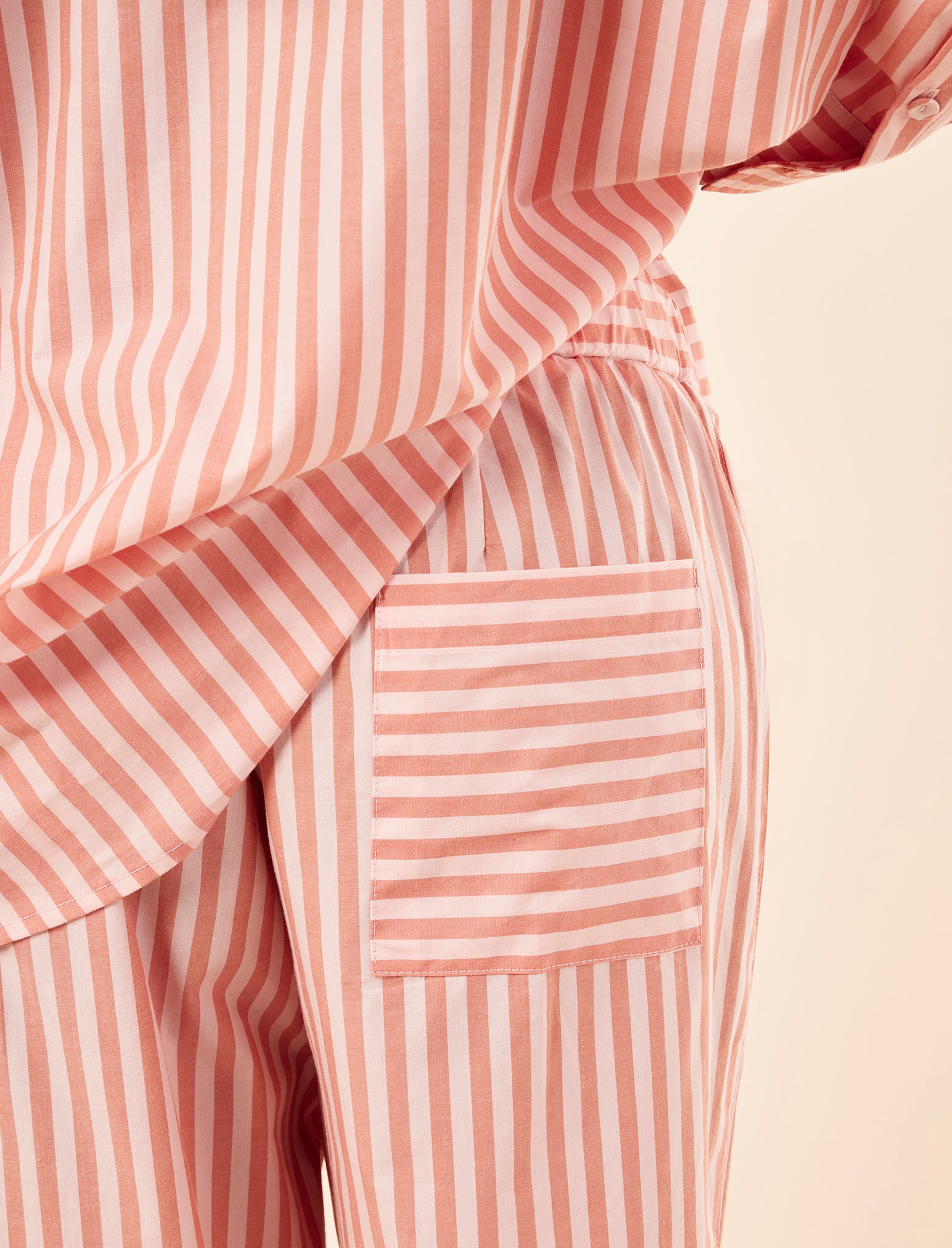 Butterscotch Stripe Full Length PJ Set