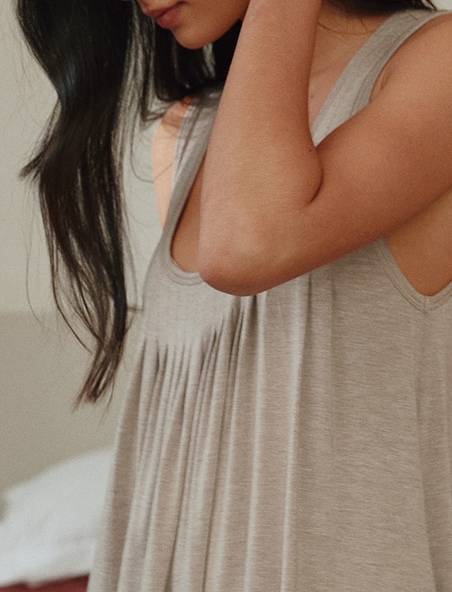Kate Modal Soft Pleat Front Nightgown