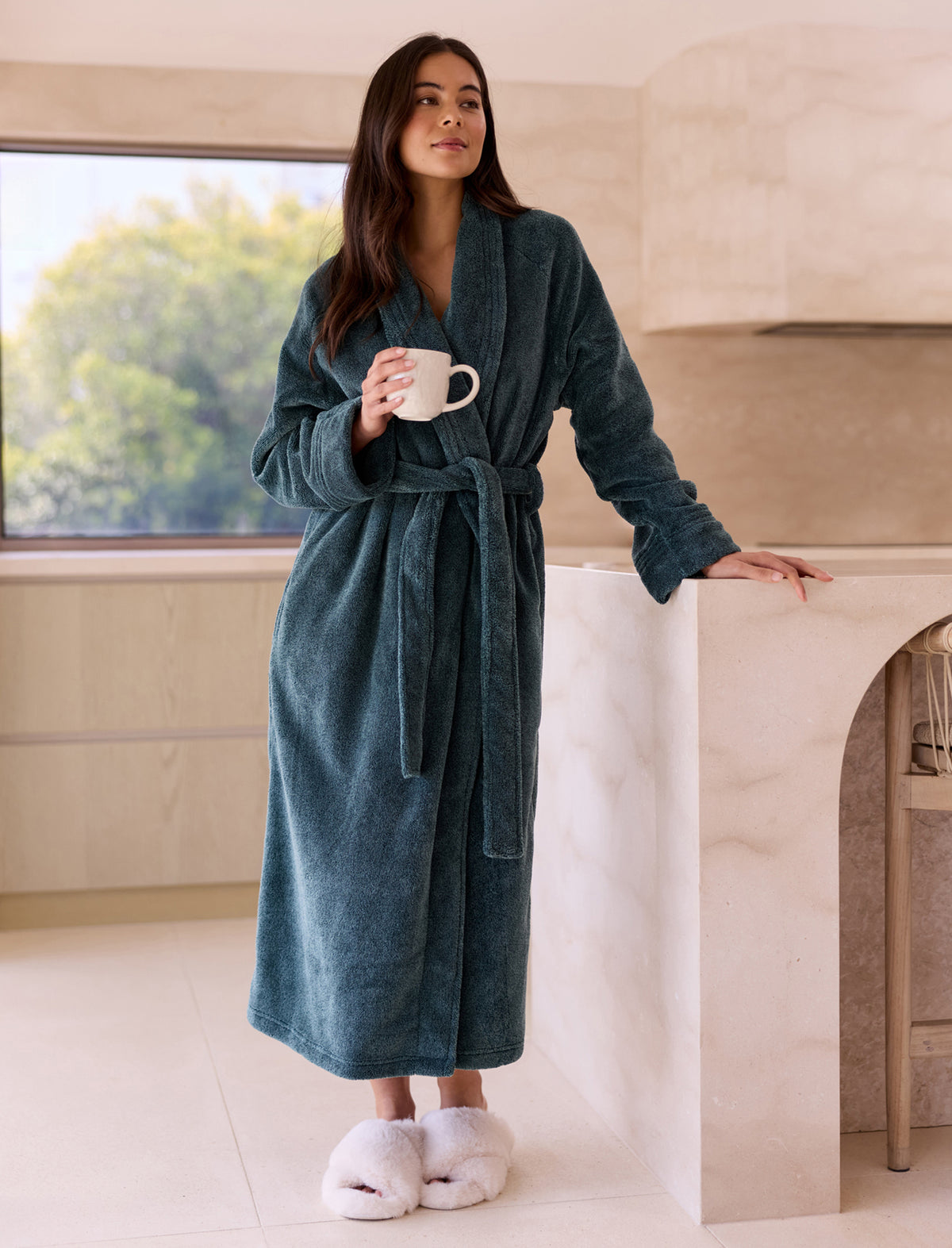 Long Plush Robe
