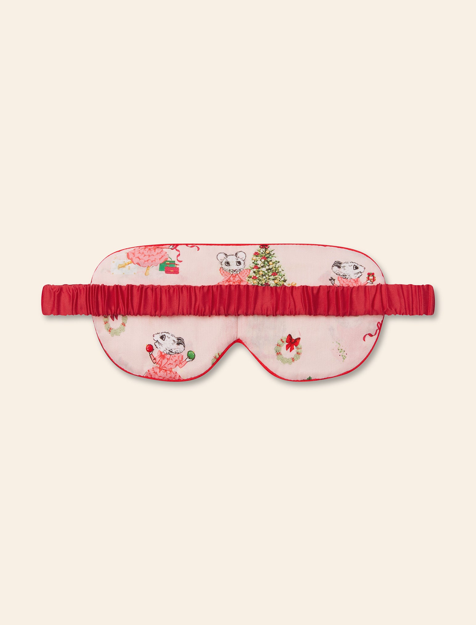 Claris The Mouse & Christmas Surprise Reversible Eye Mask