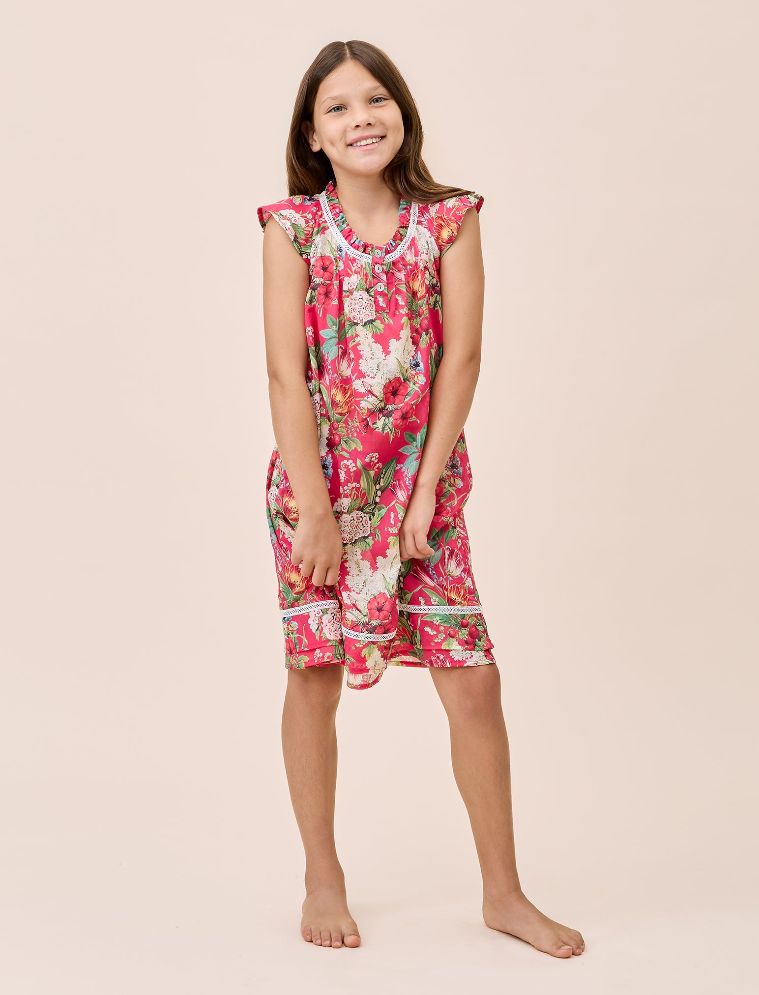 Clara Girls Flutter Nightgown