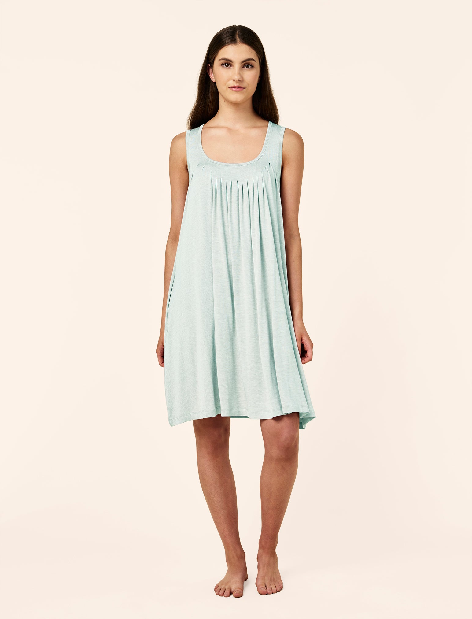 Kate Modal Soft Pleat Front Nightgown