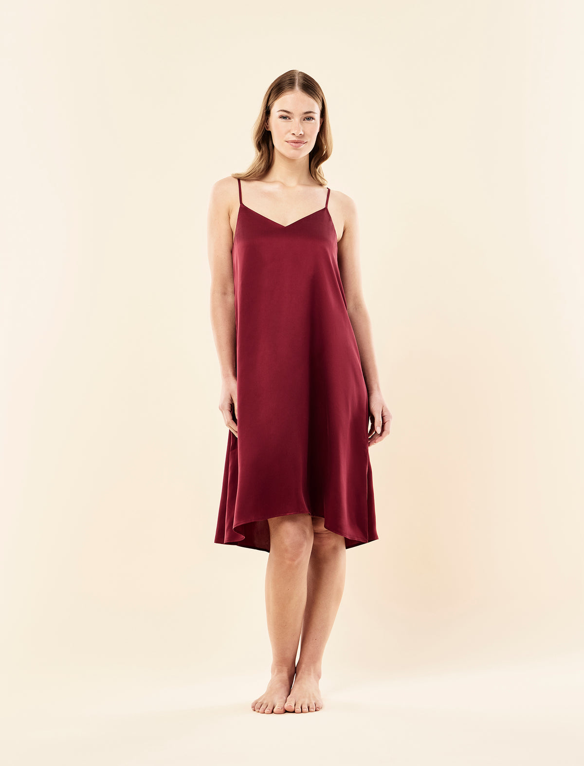 Audrey Washable Silk Slip Nightgown