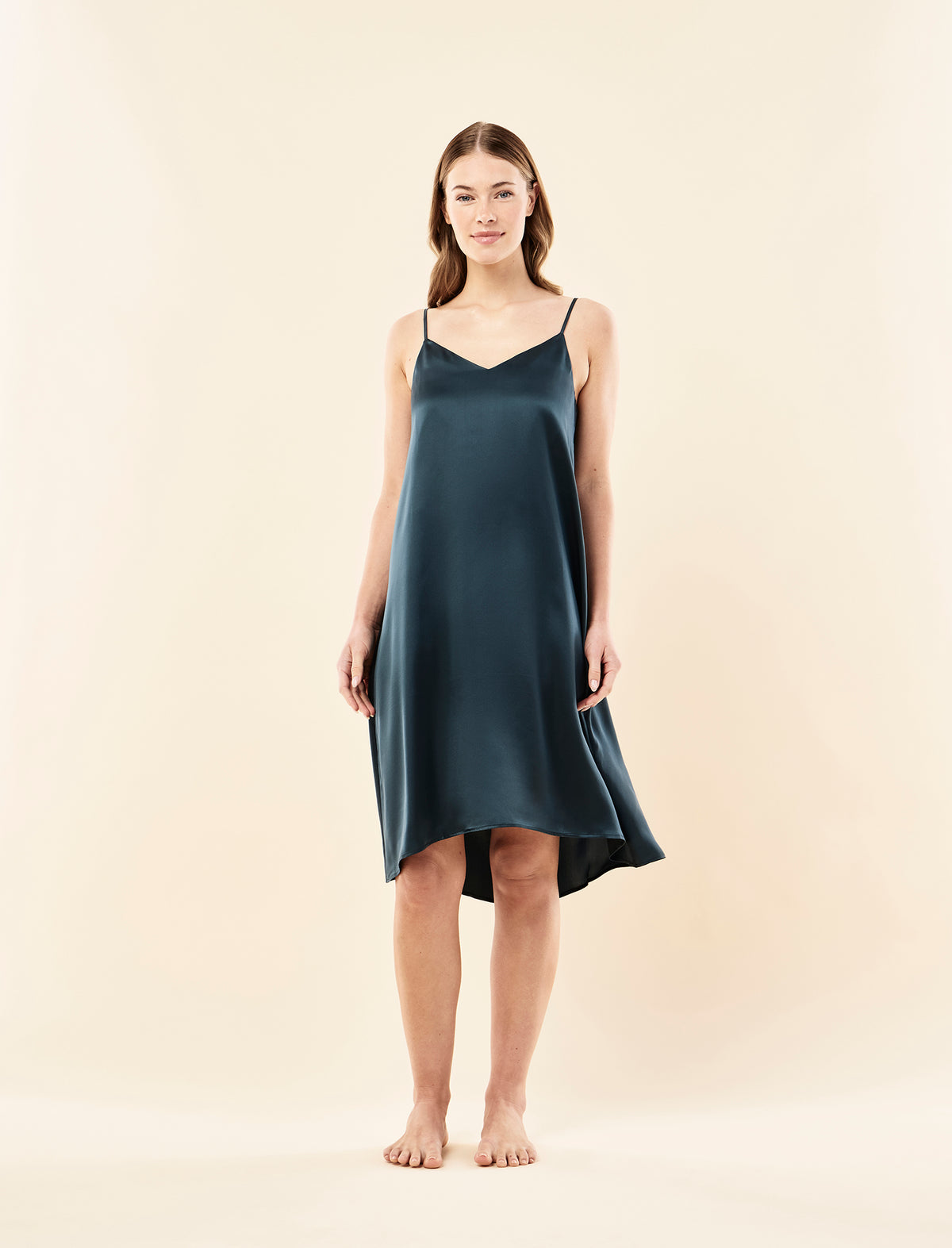 Audrey Washable Silk Slip Nightgown