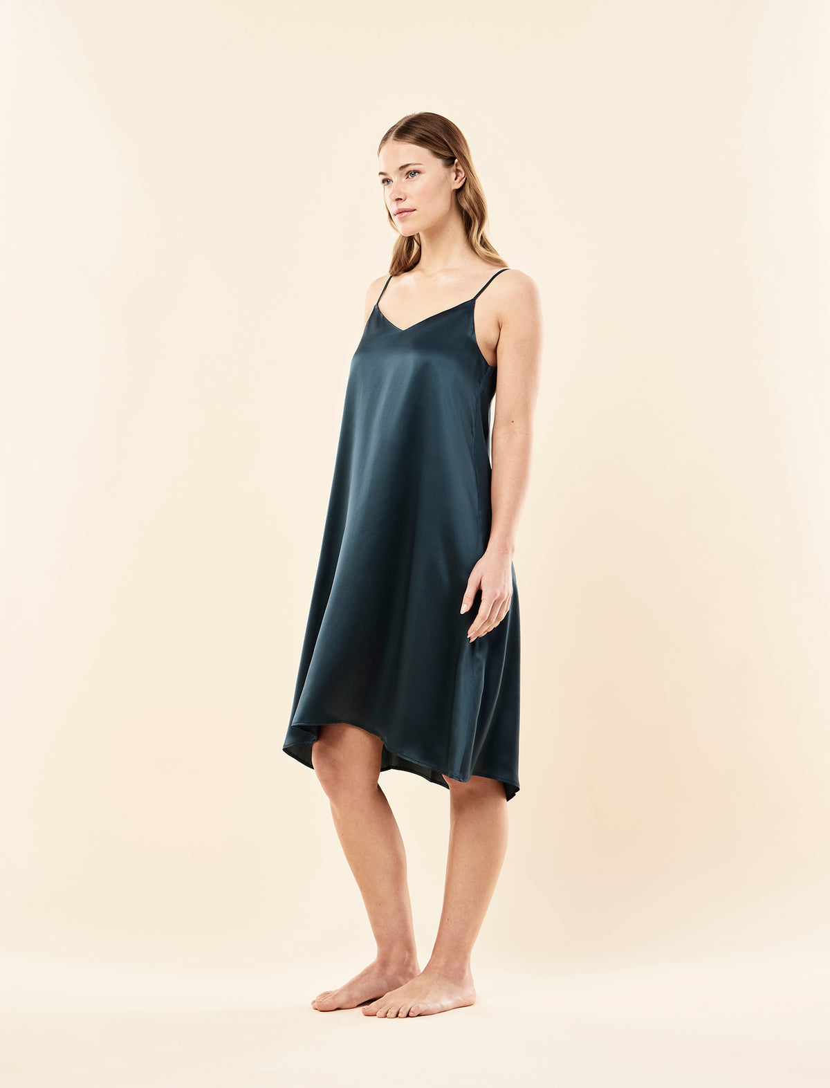 Audrey Washable Silk Slip Nightgown
