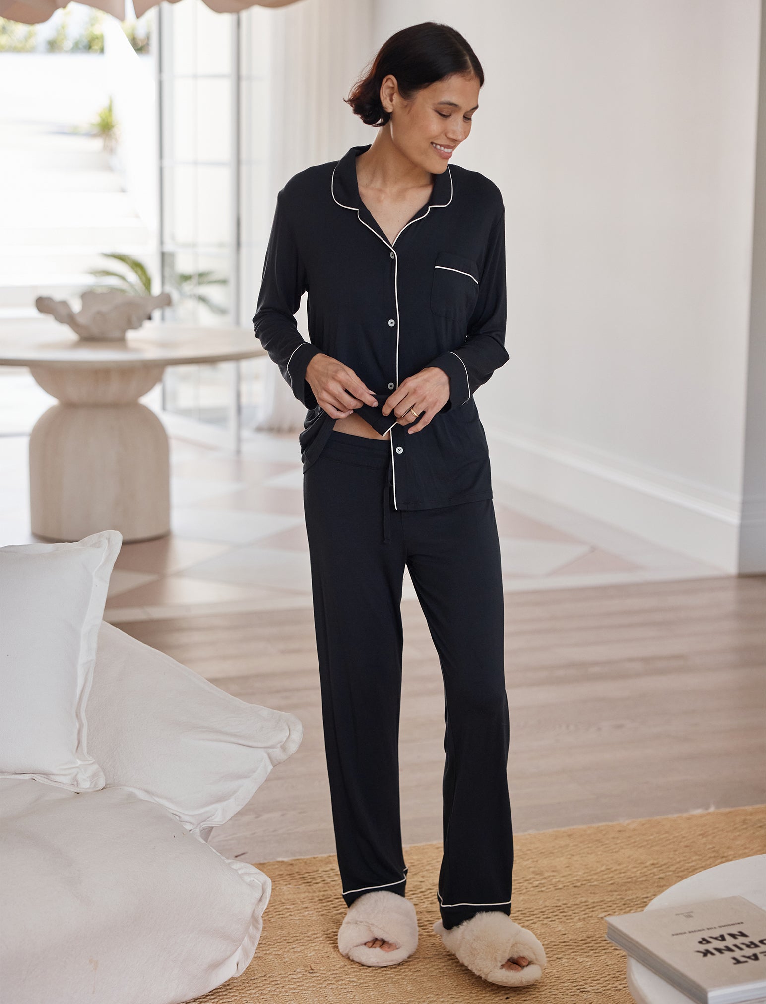 Kate Modal Soft Full Length PJ Set