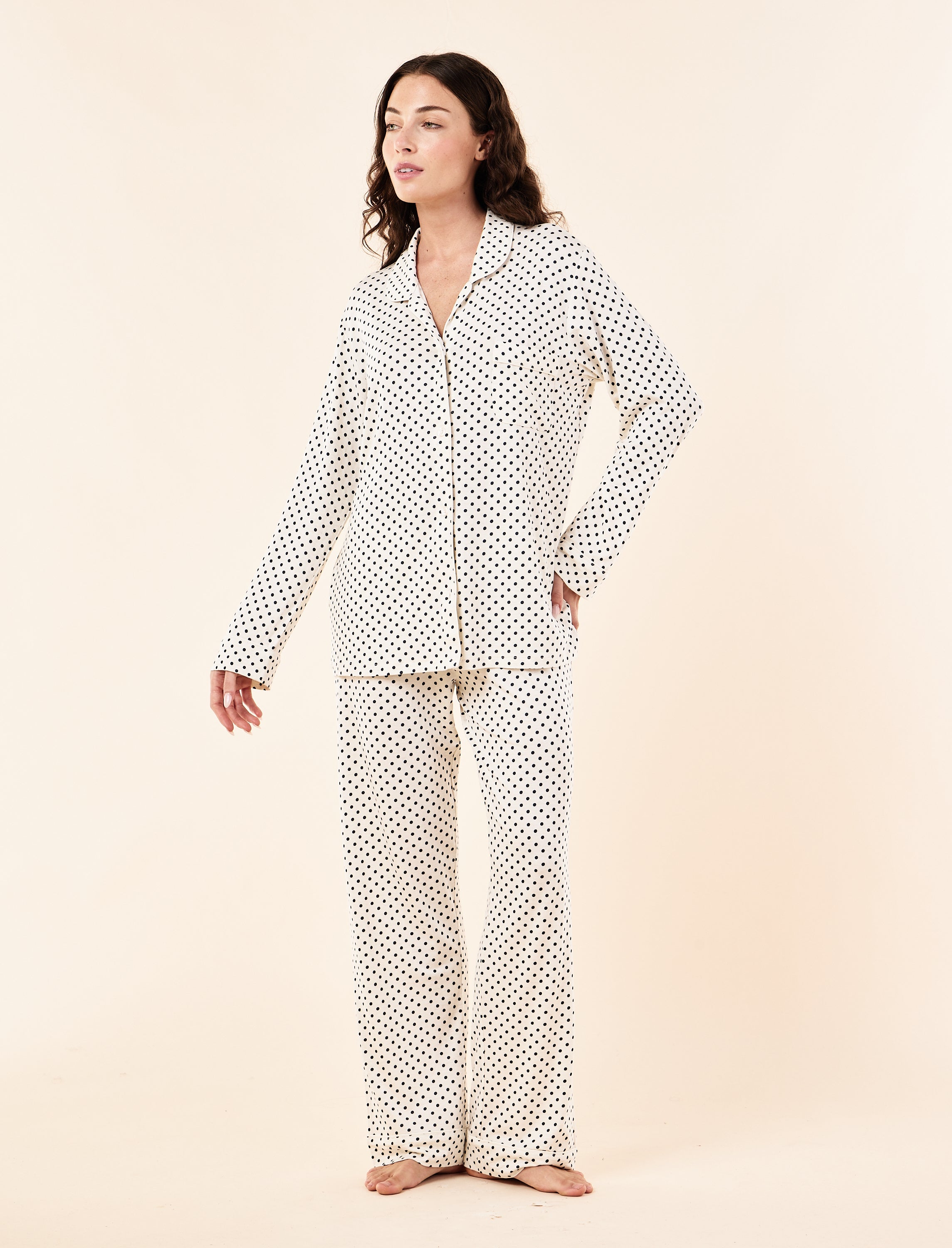 Kate Modal Soft Full Length PJ Set