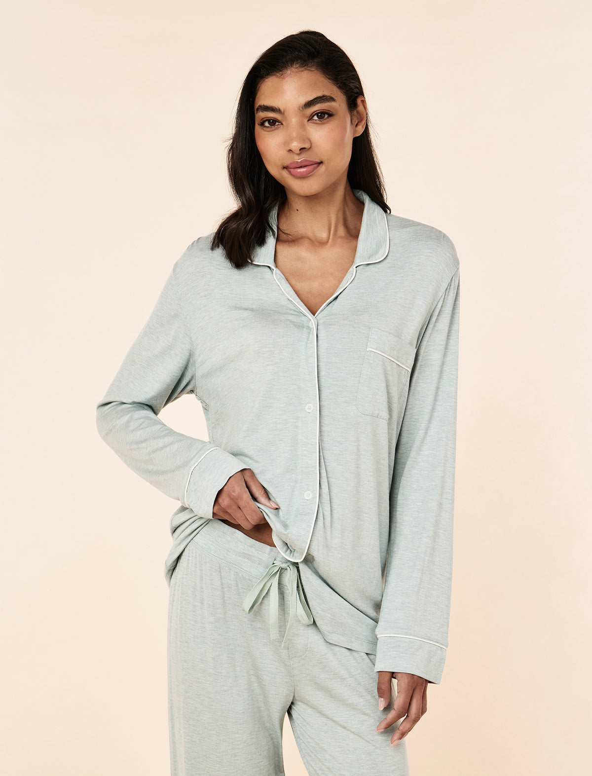 Kate Modal Soft Full Length PJ Set