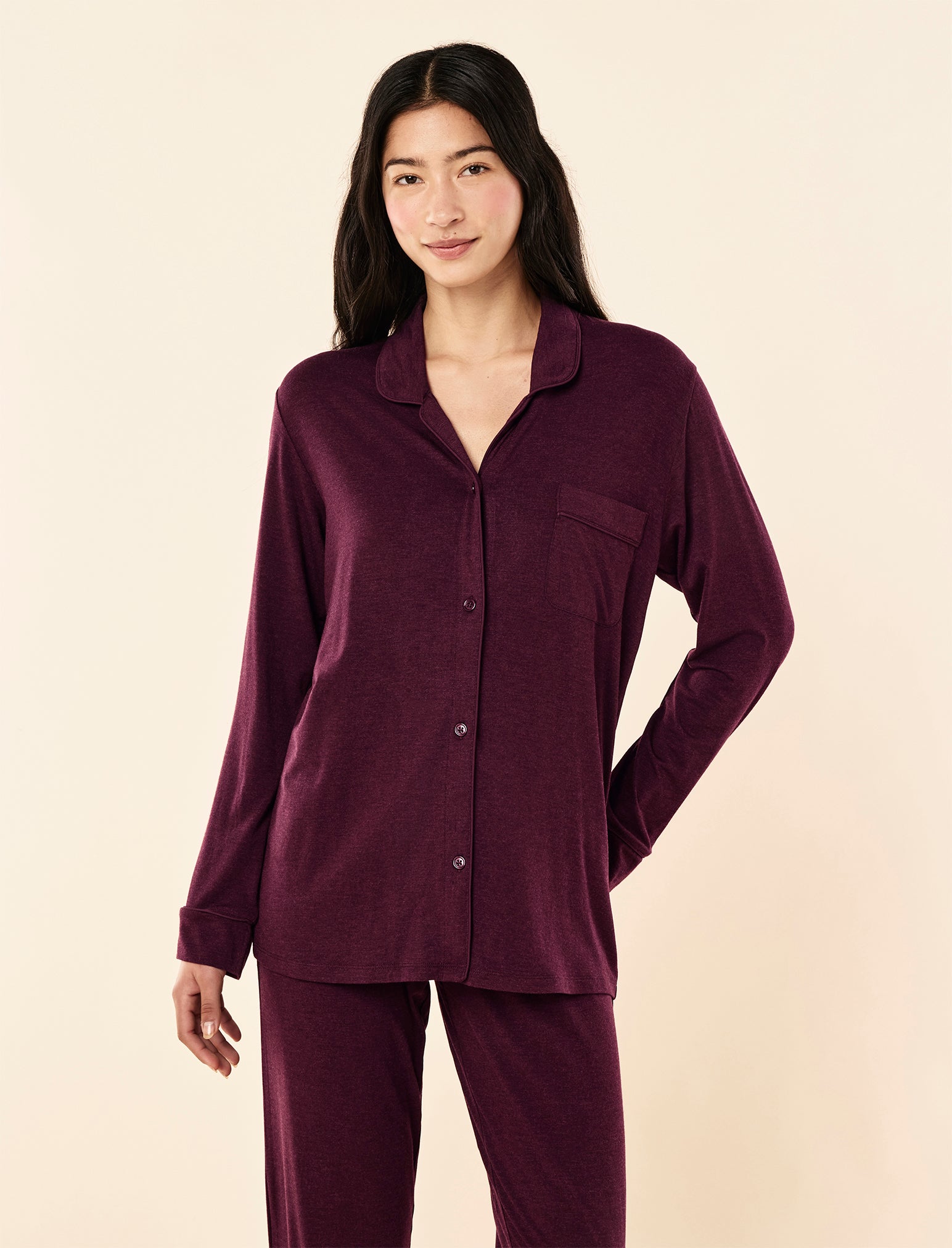 Kate Modal Soft Full Length PJ Set
