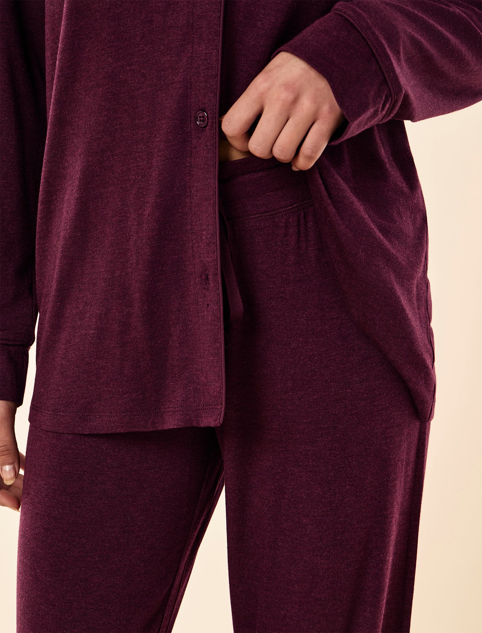 Kate Modal Soft Full Length PJ Set