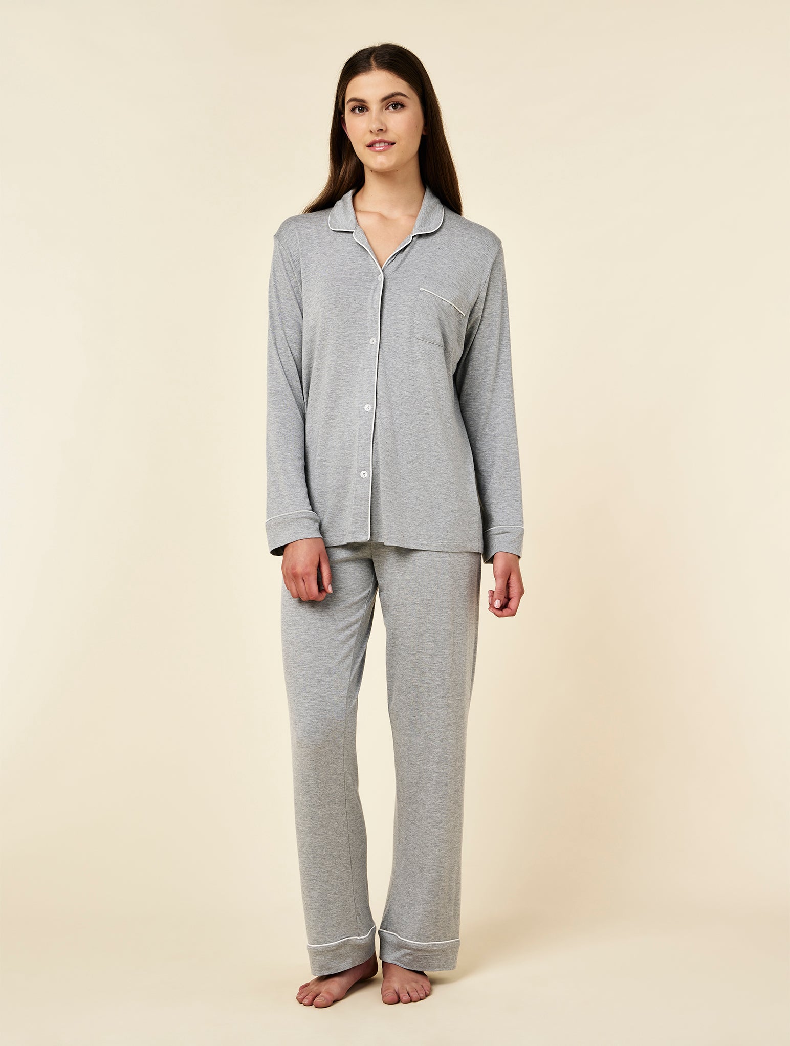 Kate Modal Soft Full Length PJ Set