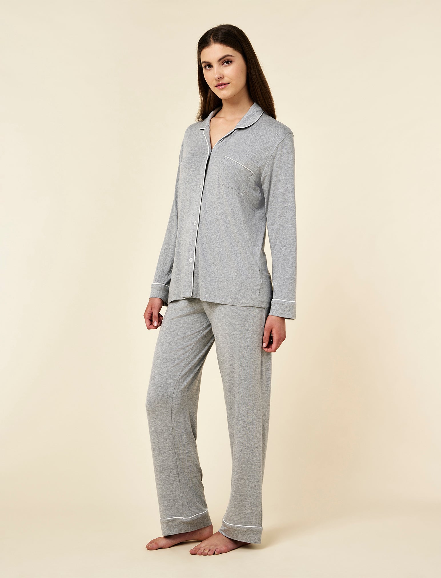Kate Modal Soft Full Length PJ Set