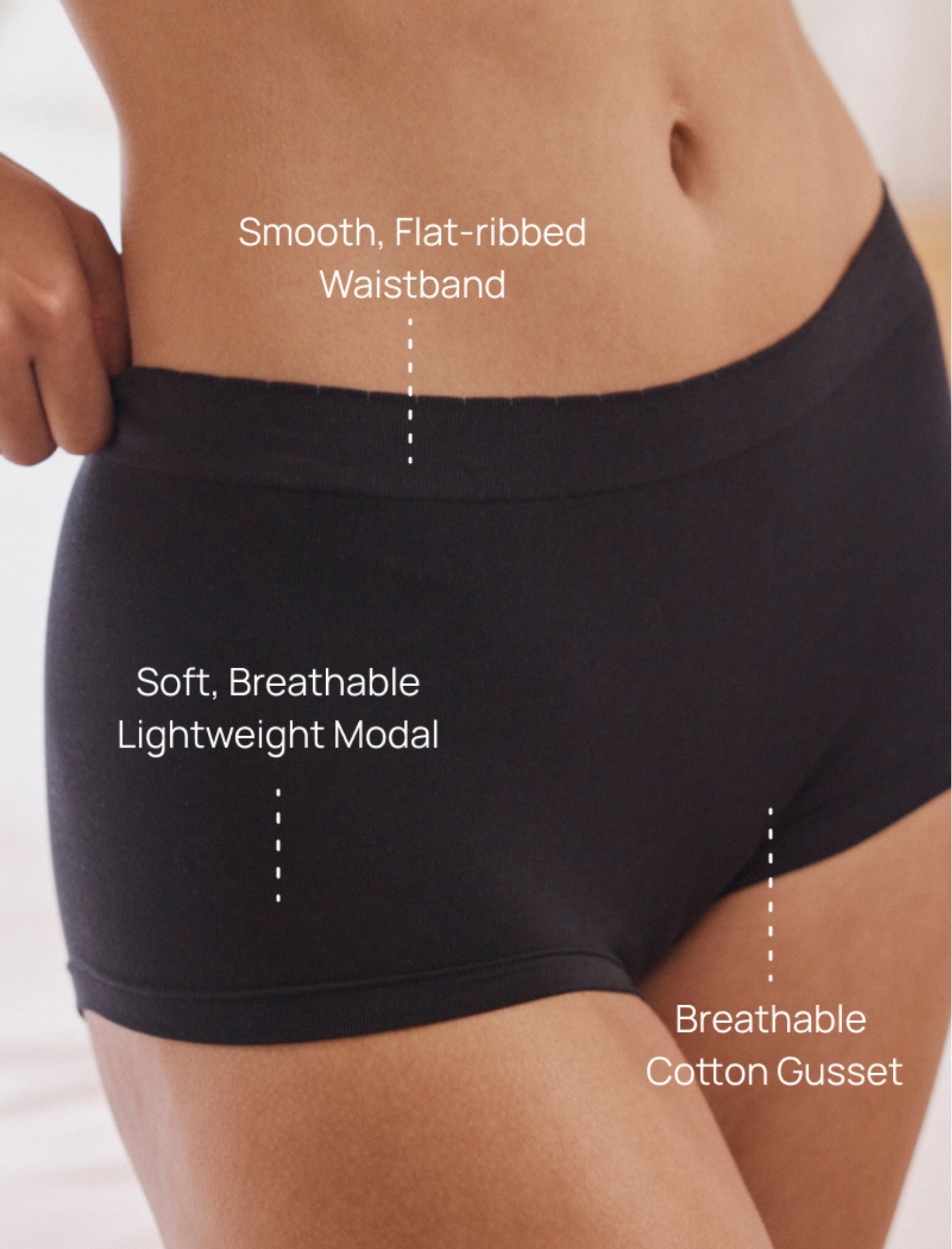 Sofia Seamless Boyshort Pantie