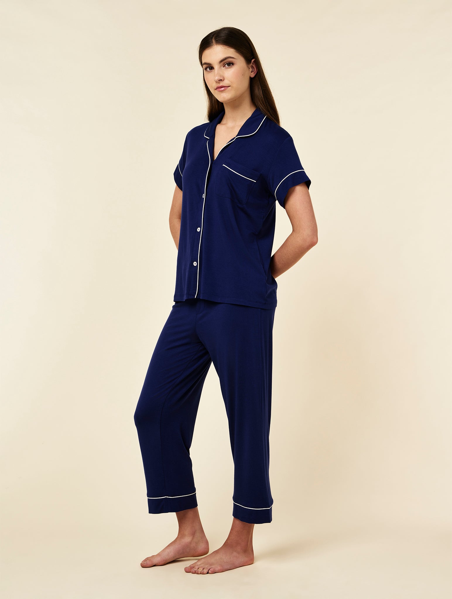 Kate Modal Soft Crop PJ Set