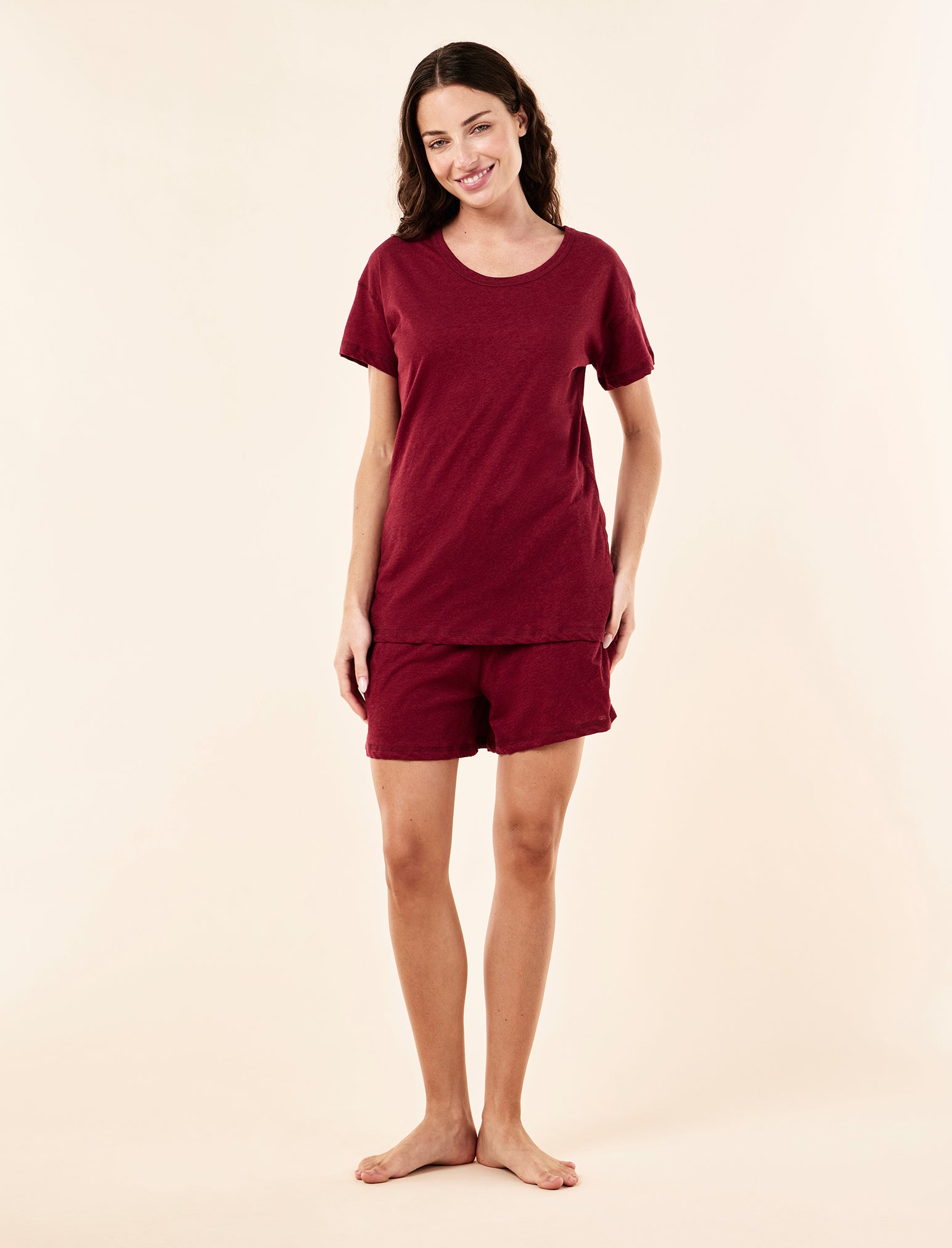 Jada Organic Cotton Knit Boxer PJ Set
