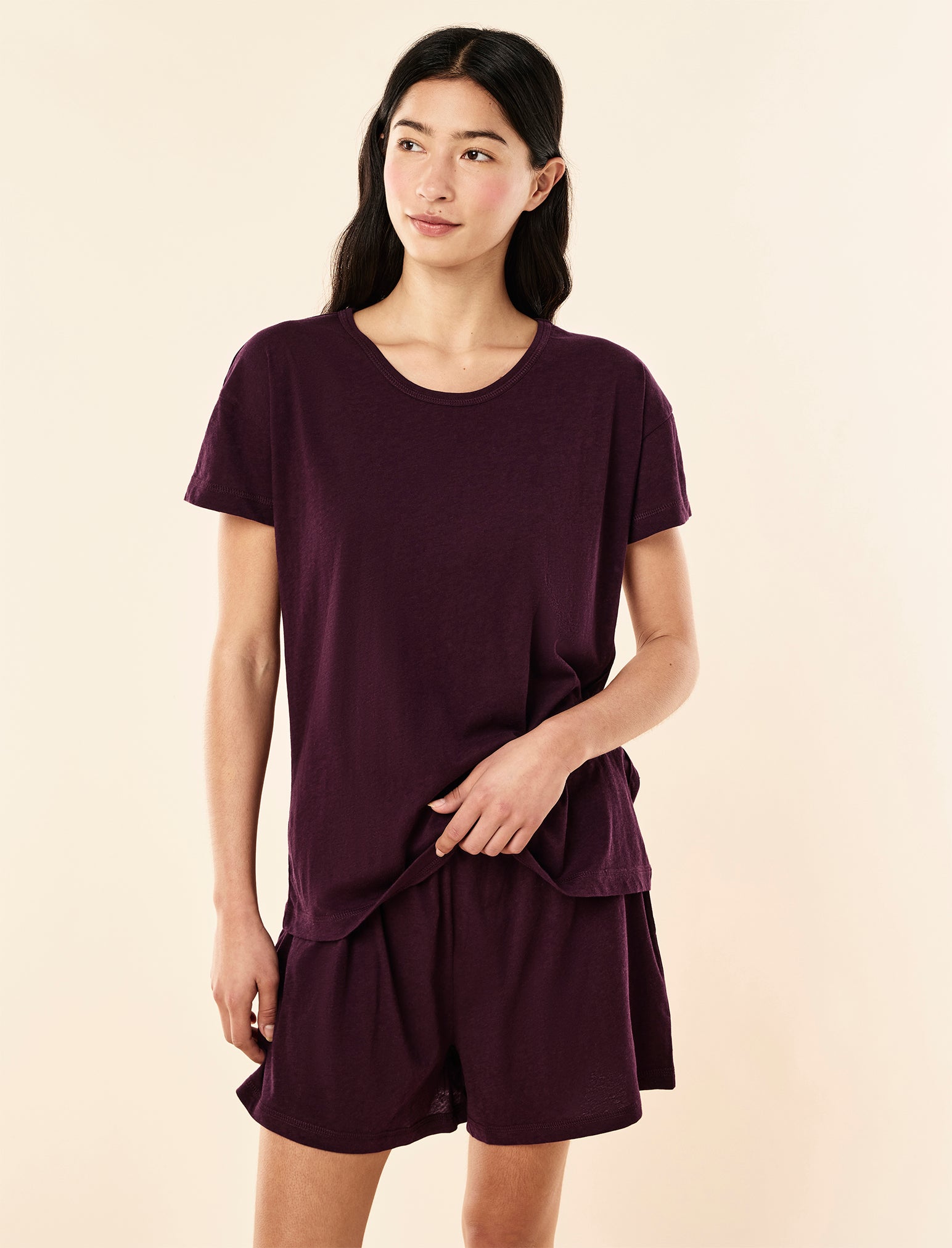 Jada Organic Cotton Knit Classic Tee