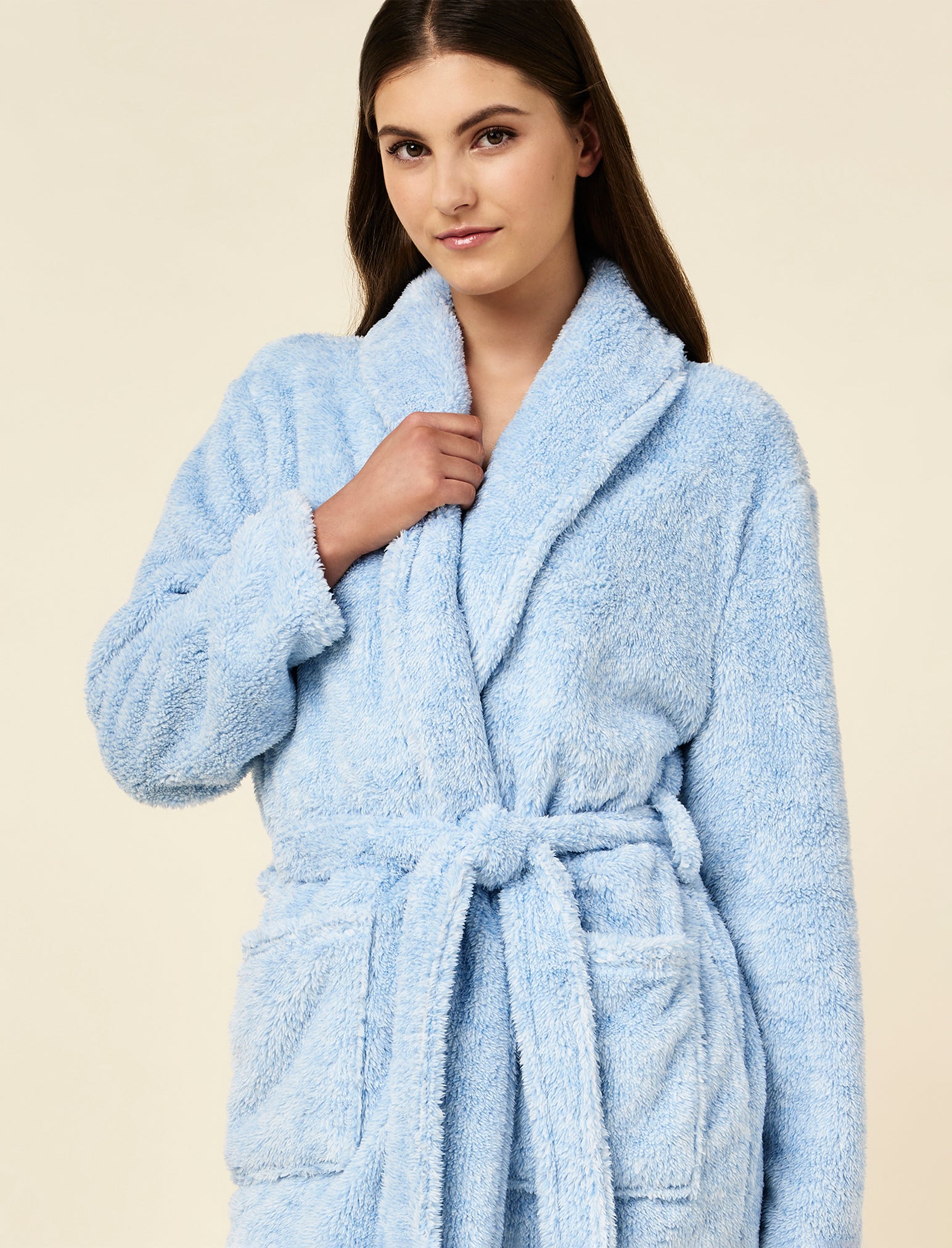 Cozy Plush Mid-Length Robe