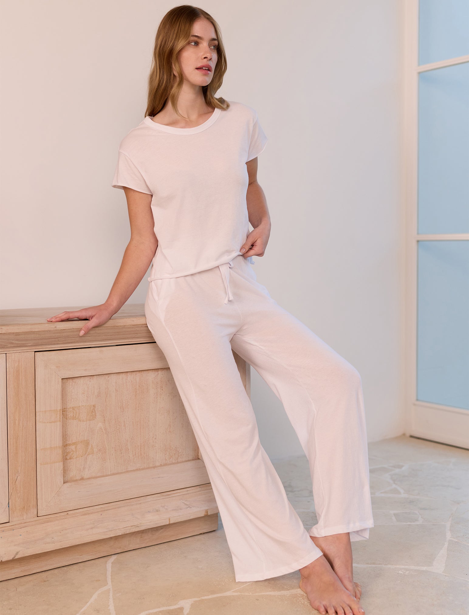 Jada Organic Cotton Wide Leg Pant