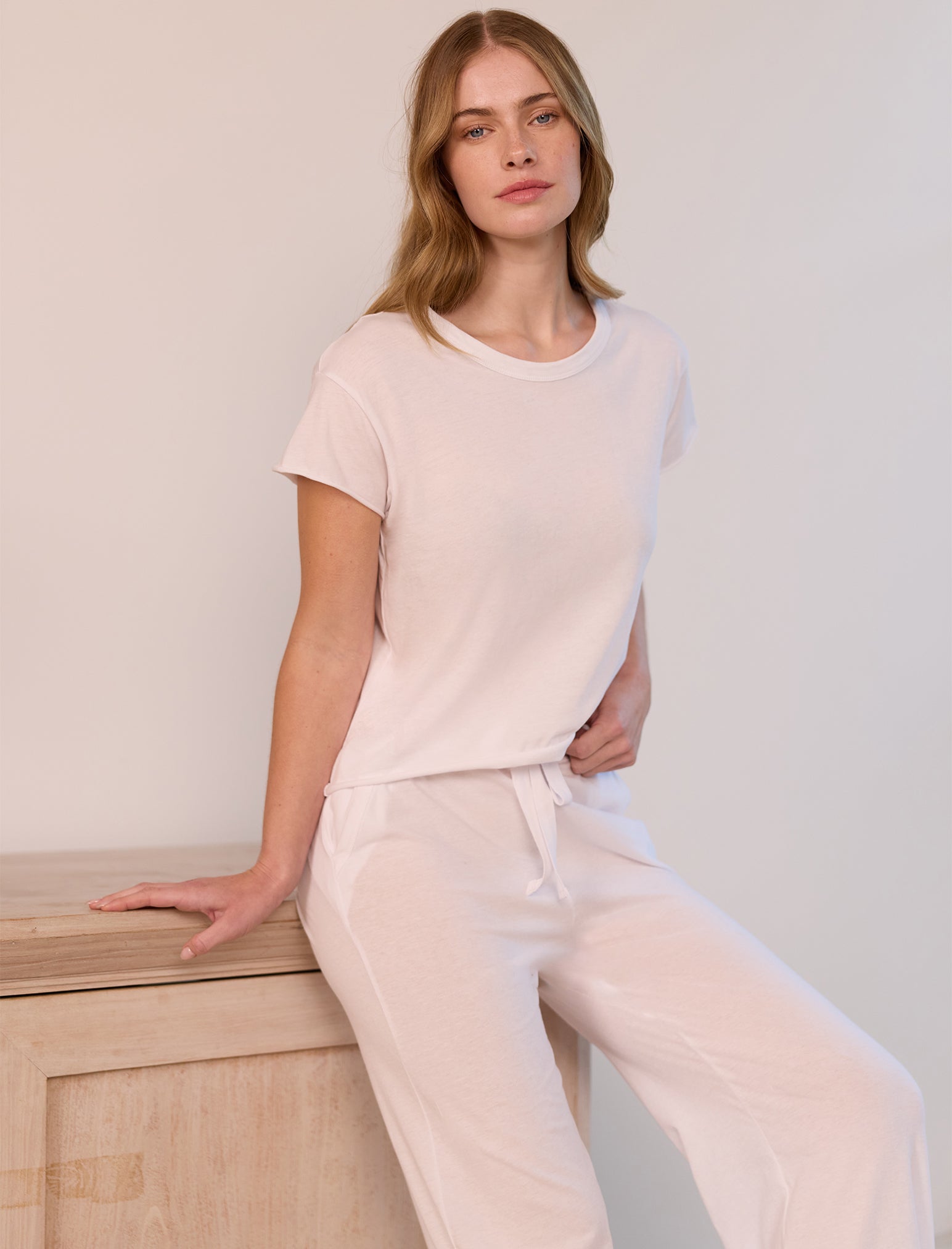 Jada Organic Cotton Knit Boxy Tee