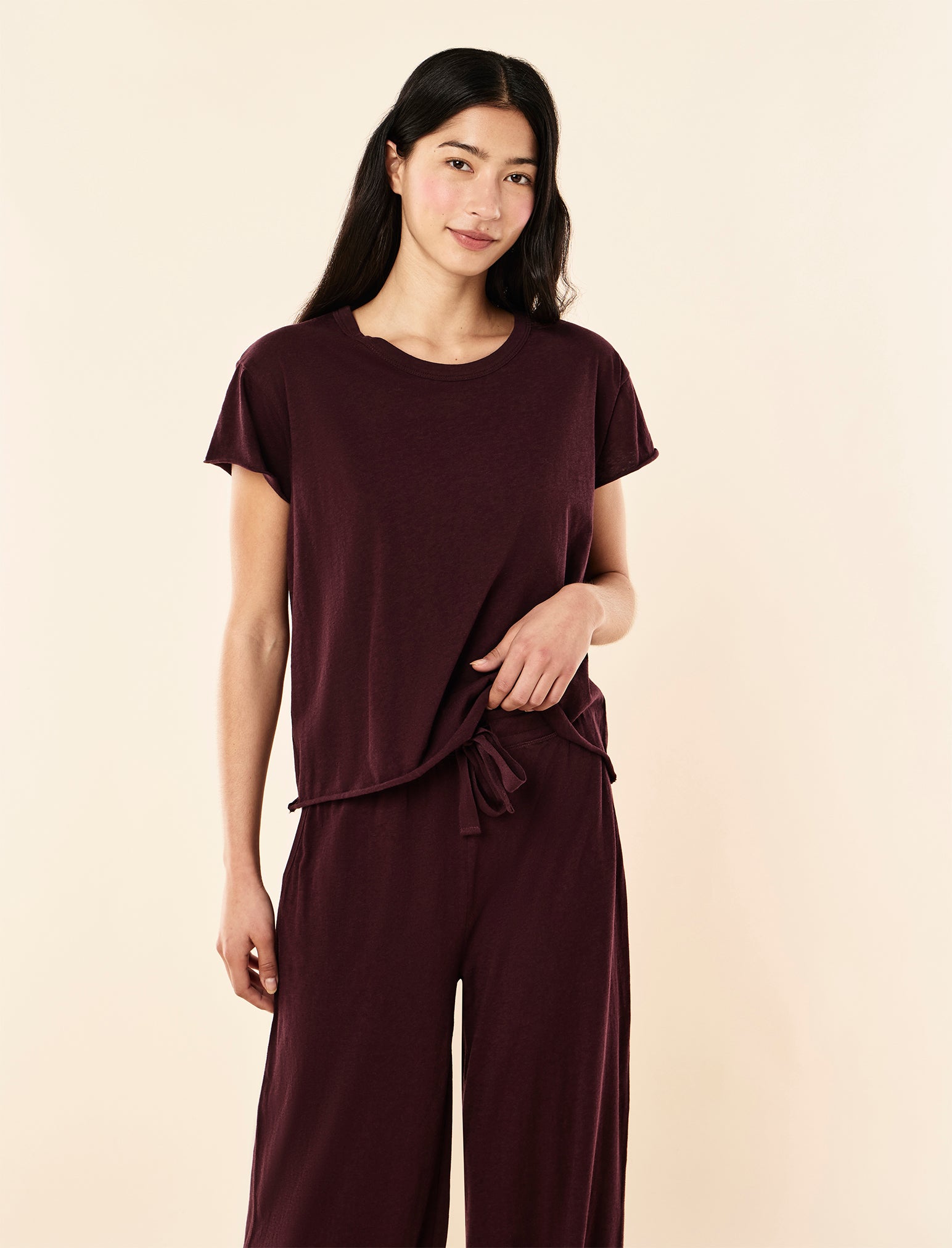 Jada Organic Cotton Wide Leg Pant