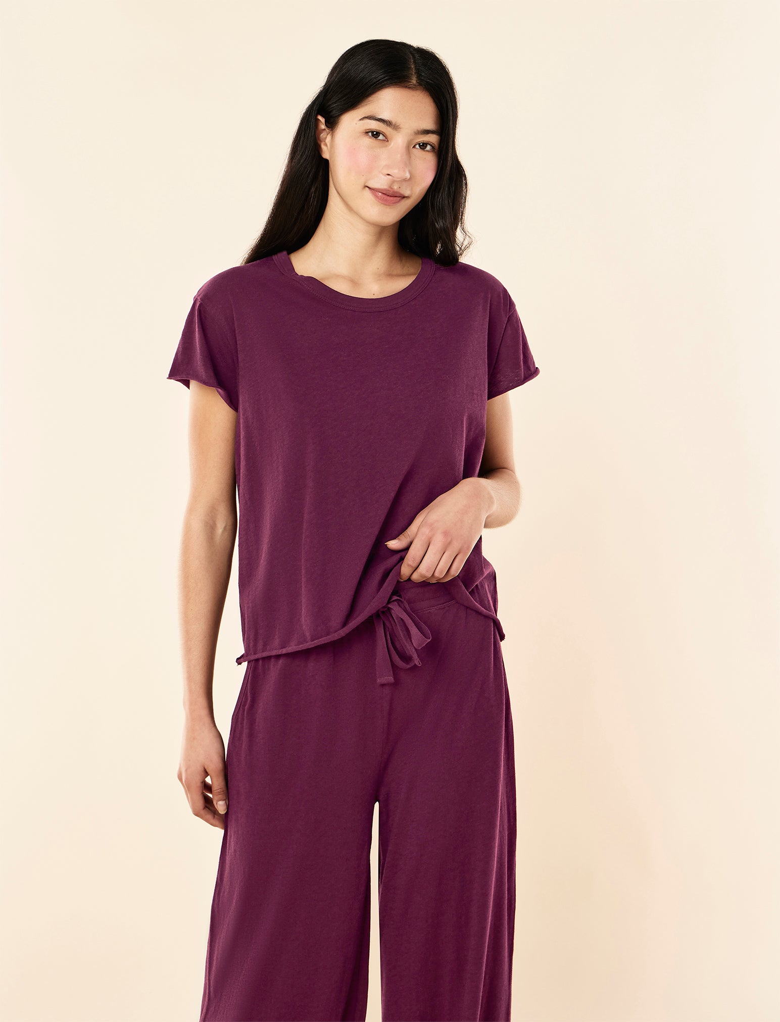 Jada Organic Cotton Wide Leg Pant