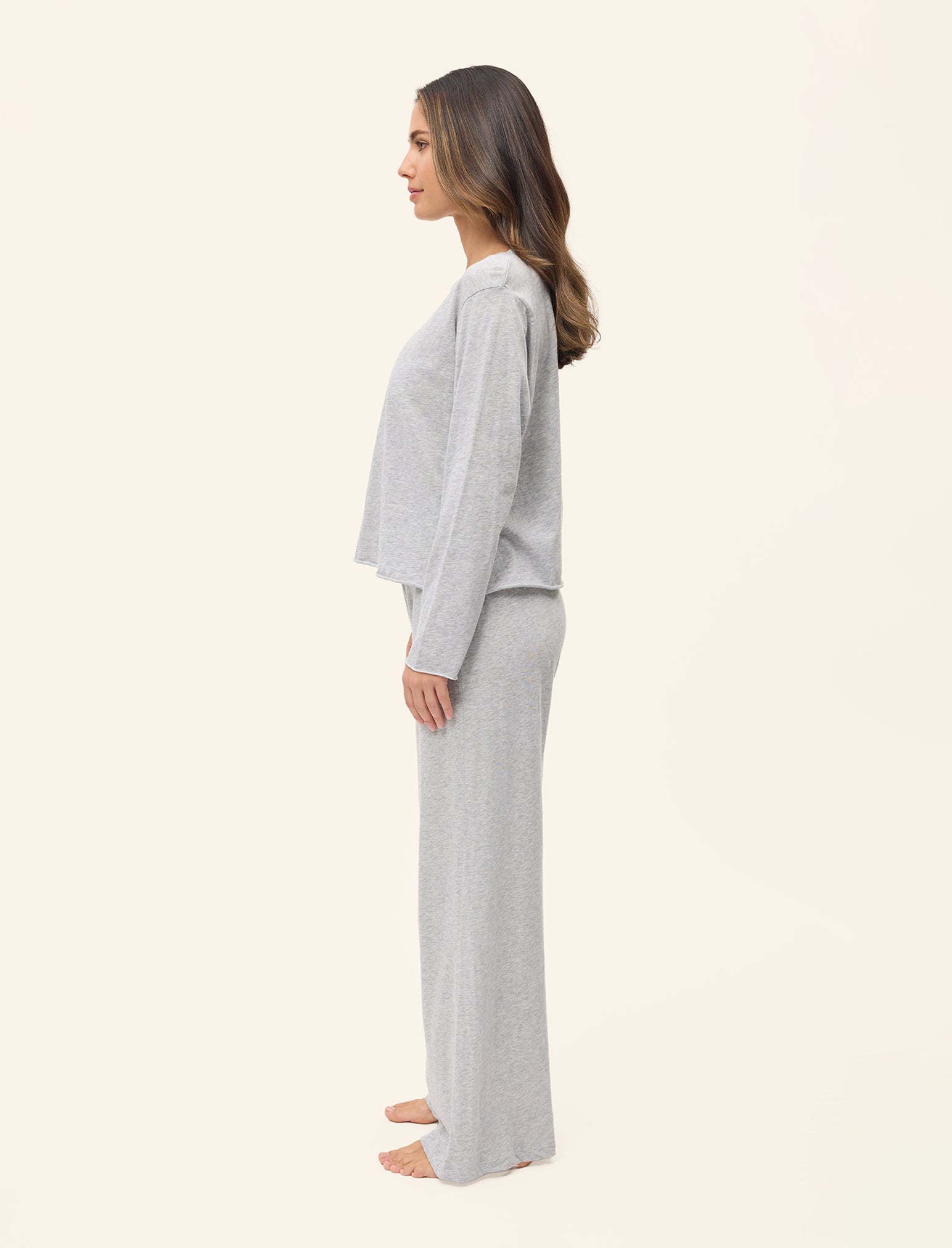 Jada Organic Cotton Boxy Long Sleeve Tee
