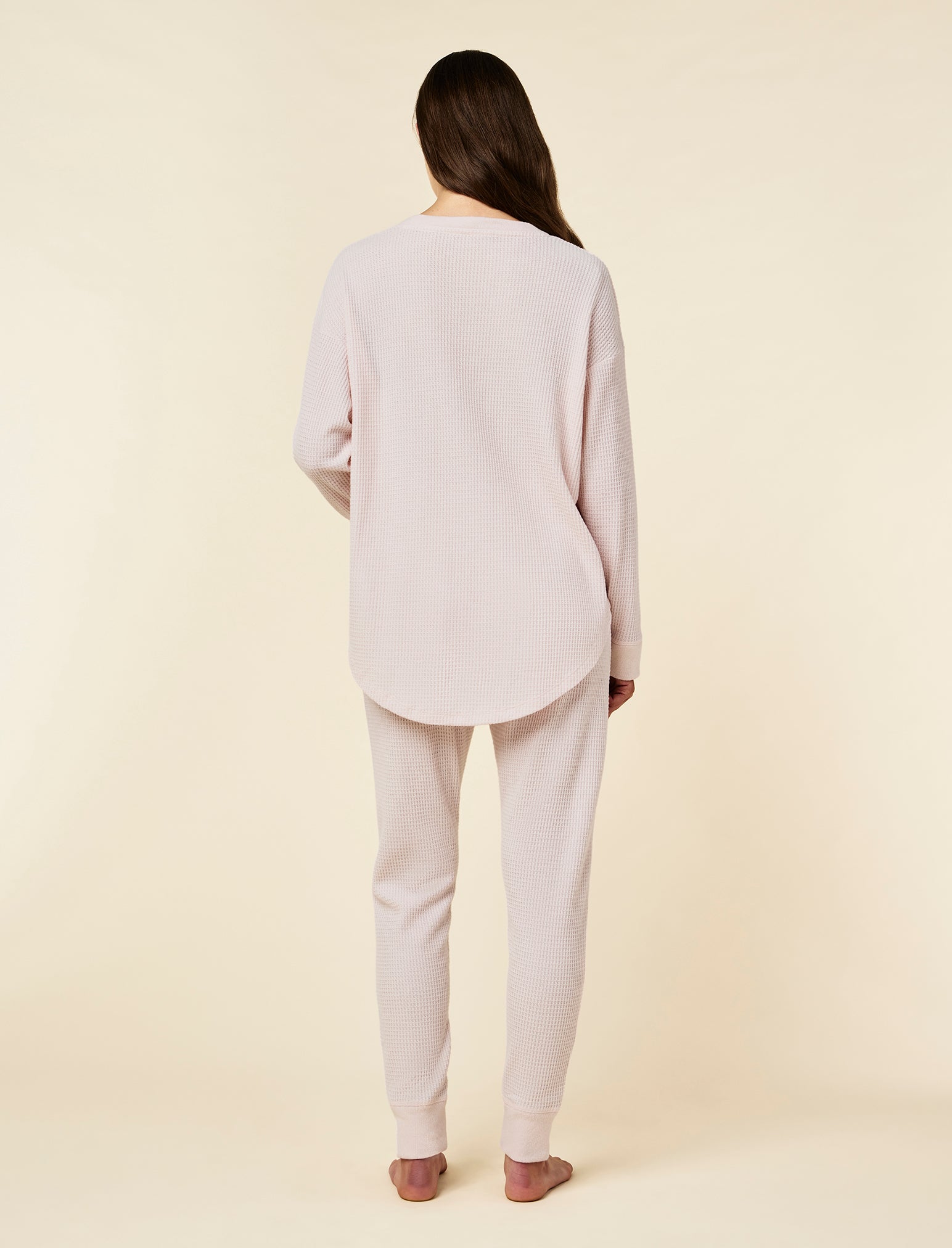 Super Soft Waffle Relaxed Top and Jogger Set