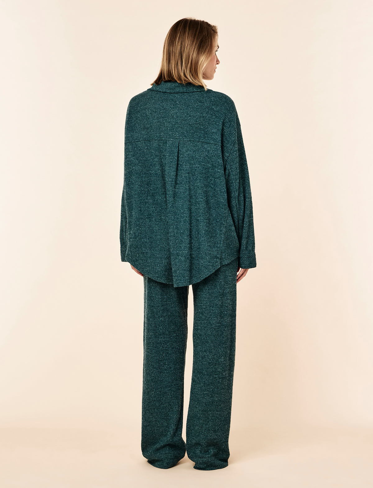 Super Soft Waffle Full Length PJ Set
