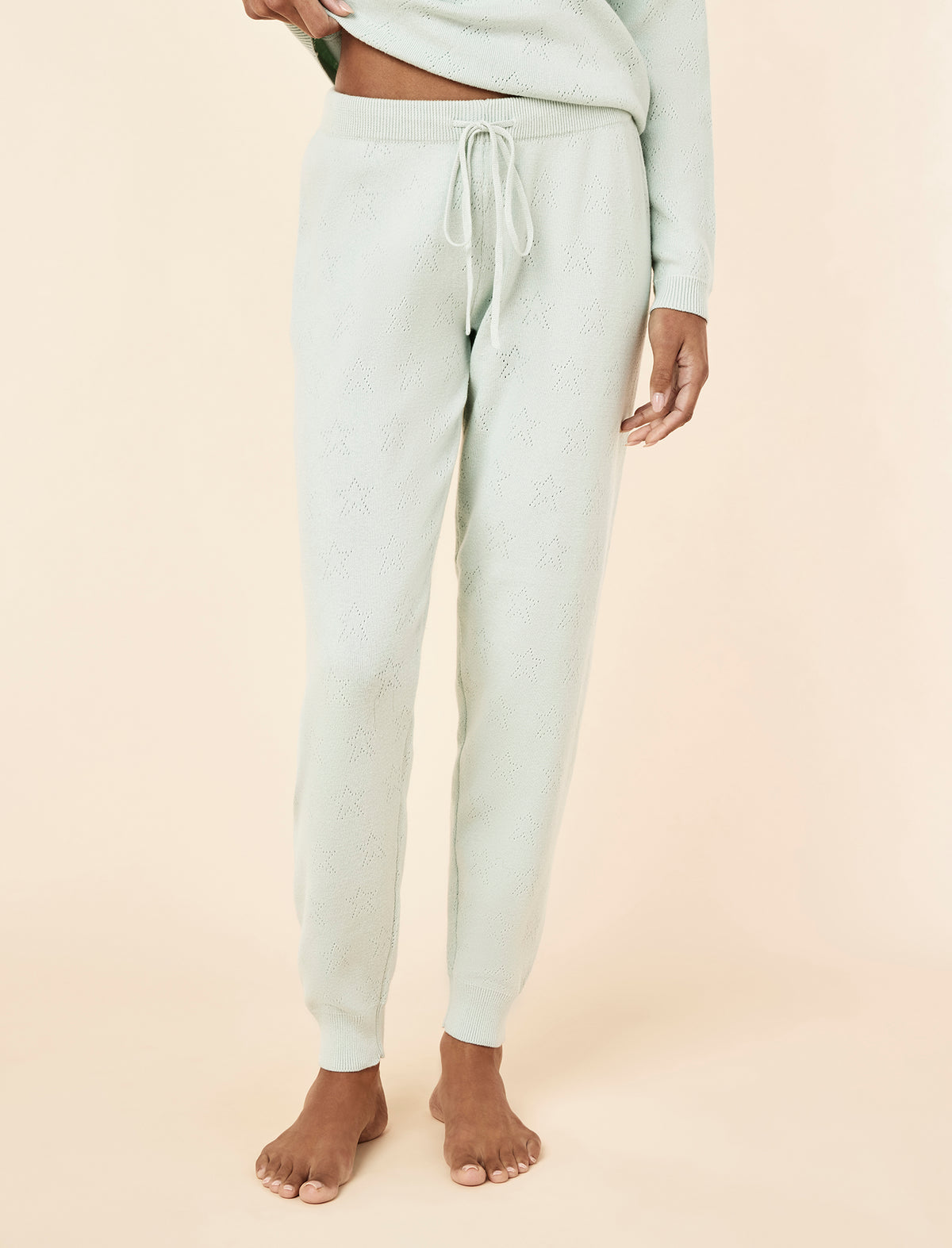 Cosy Pointelle Long Sleeve Top and Jogger Set